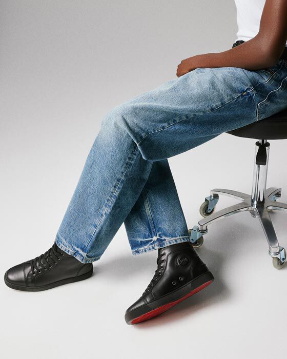 トリコロールカラー ルブタン 27.5cm スニーカー アイコニックメンズ  