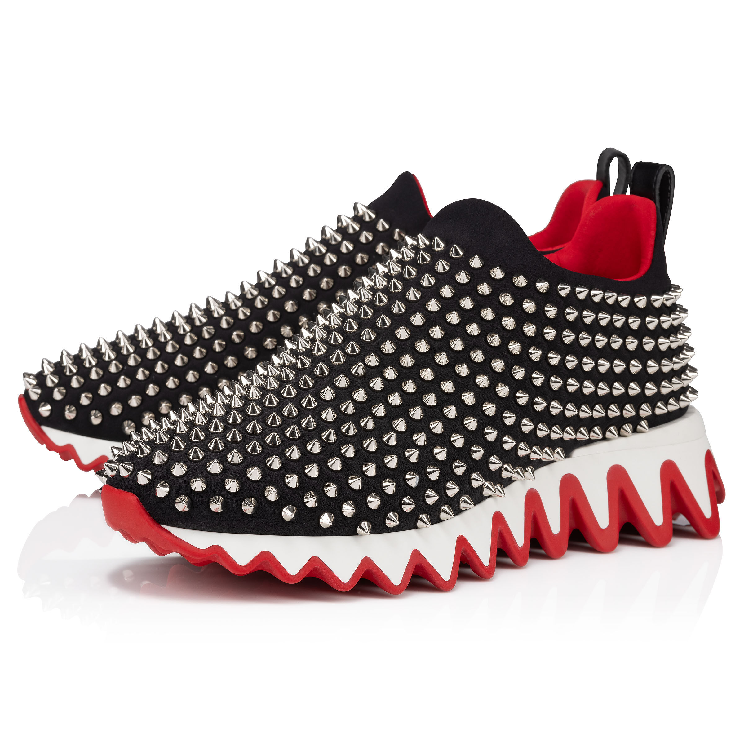 Shark Sock Spikes ブラック ネオプレーン（合皮ゴム） - Shoes - Women - Christian Louboutin