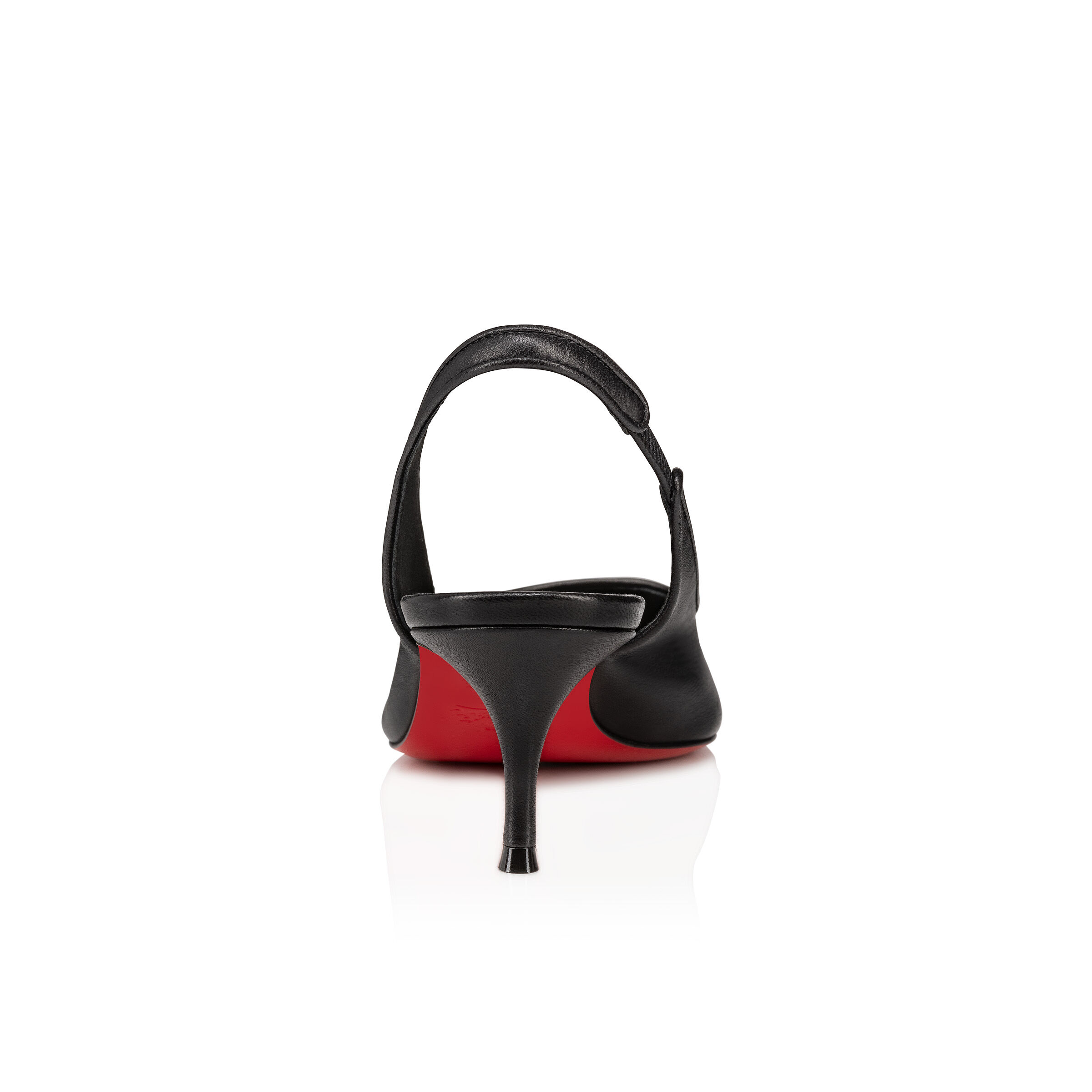 Sporty Kate Sling - 55 mm スリングバックパンプス - ナッパレザー - ブラック - ウィメンズ - Christian  Louboutin