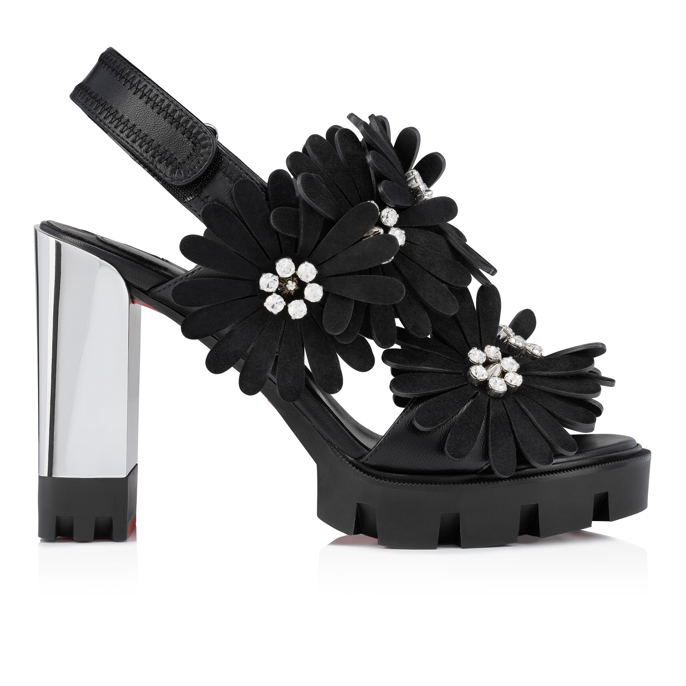 Loubi Queen Alta - サンダル - レザー - ブラック - ウィメンズ - Christian Louboutin