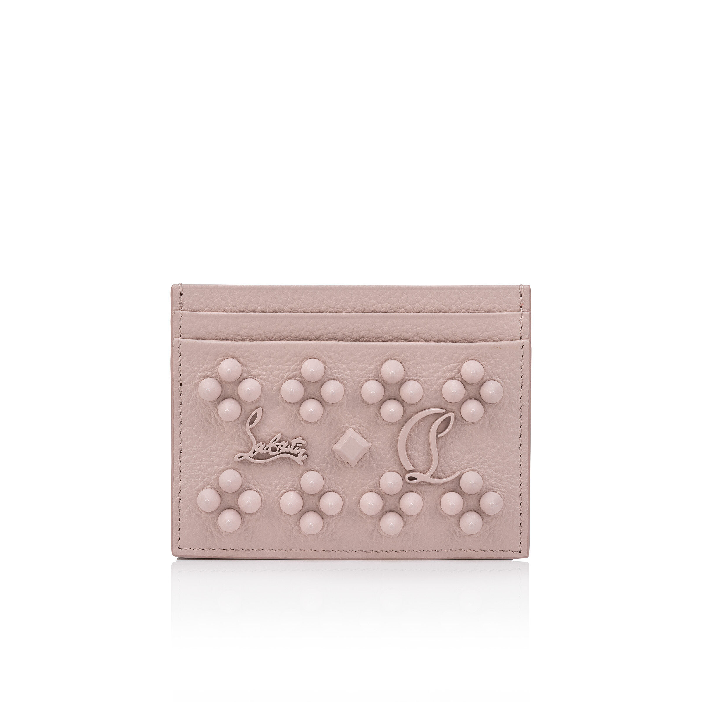 国内発送◆Christian Louboutin Kios カードホルダー ルブタン Kios - カードホルダー - カーフレザー - ピンク - Christian