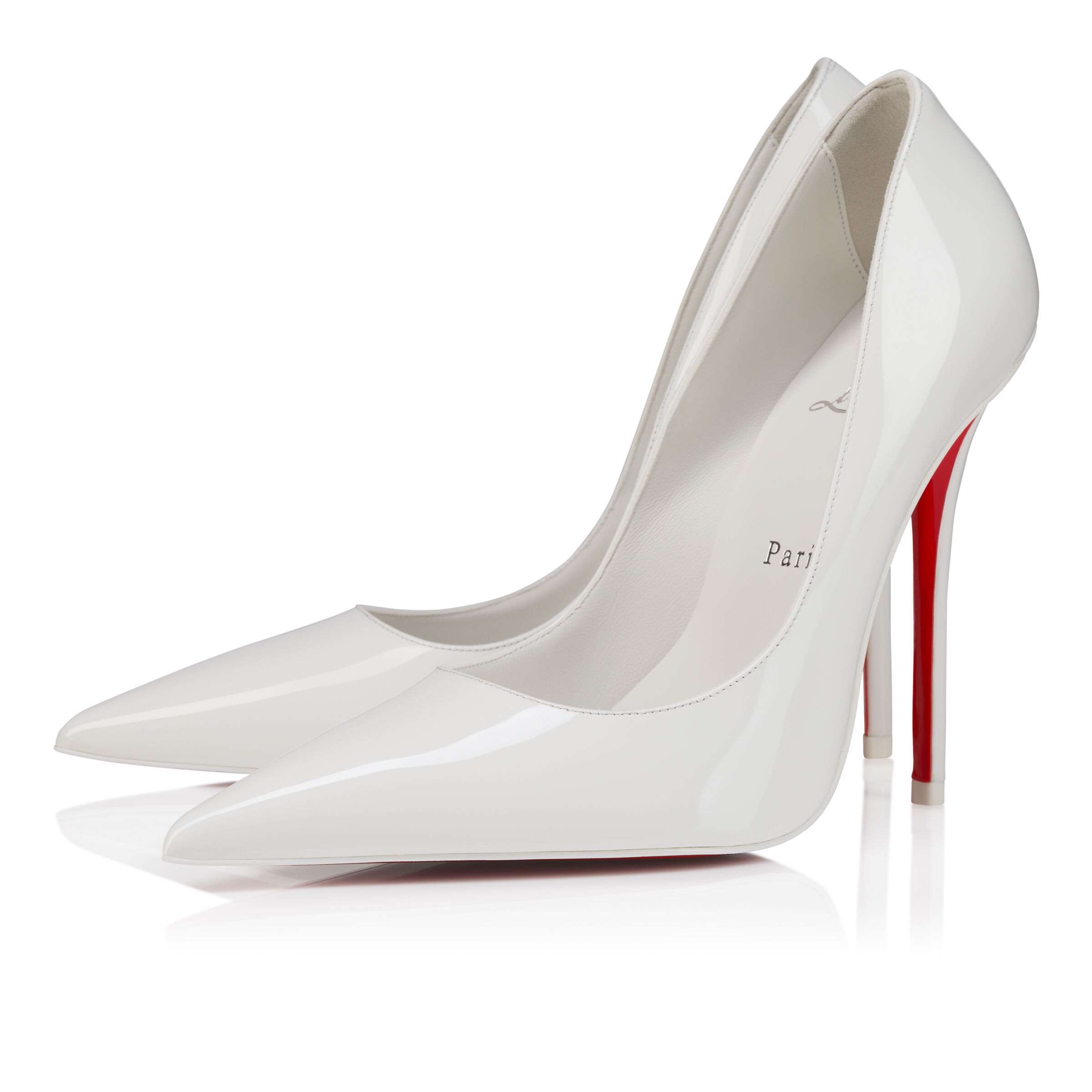 Christian Louboutin ハイヒール ホワイト Kate - 100 mm Pumps - Lamb nappa leather - Bianco - Women