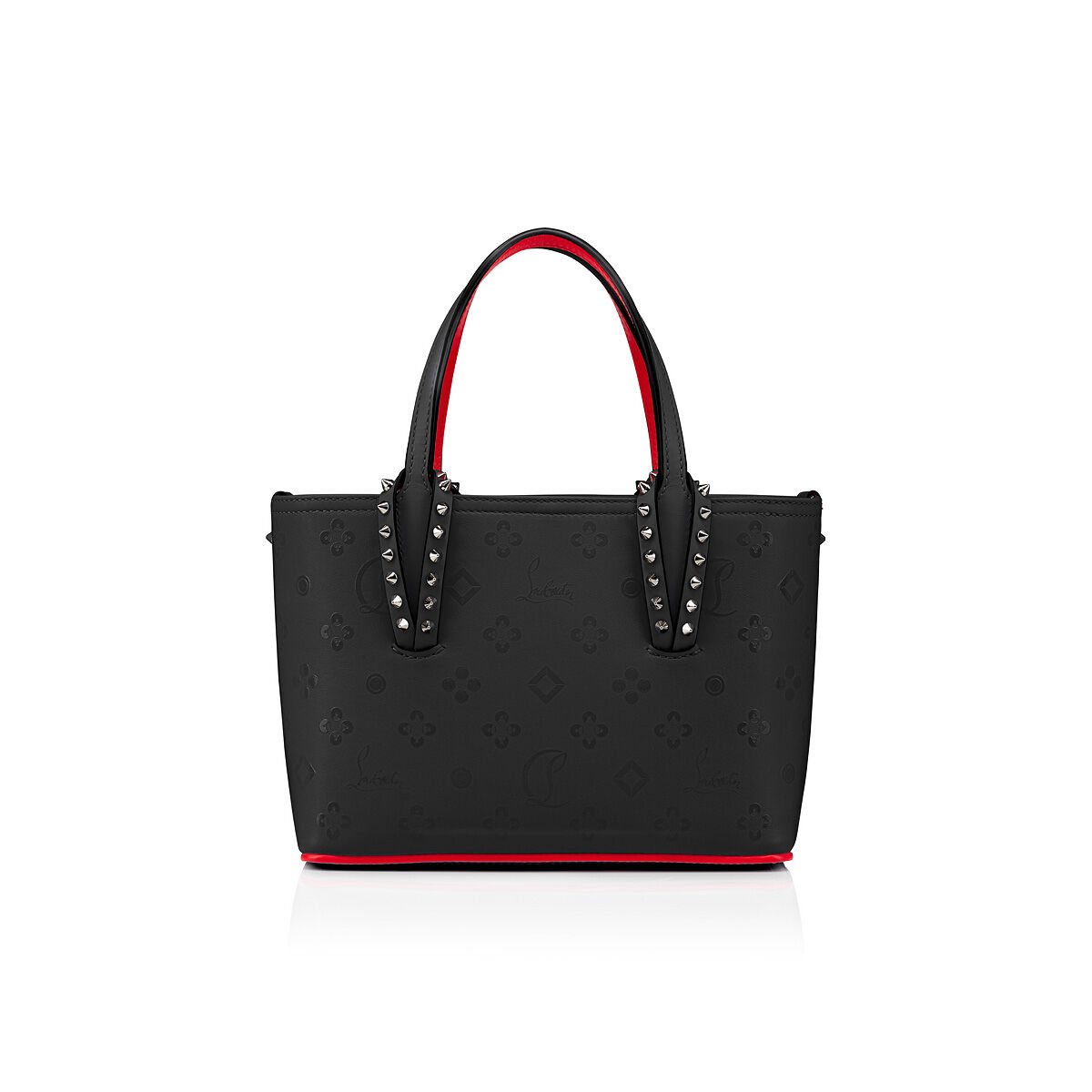 Christian Louboutin Cabata Mini embellished トートバッグ Cabata mini - トートバッグ - コットン - ベージュ - Christian