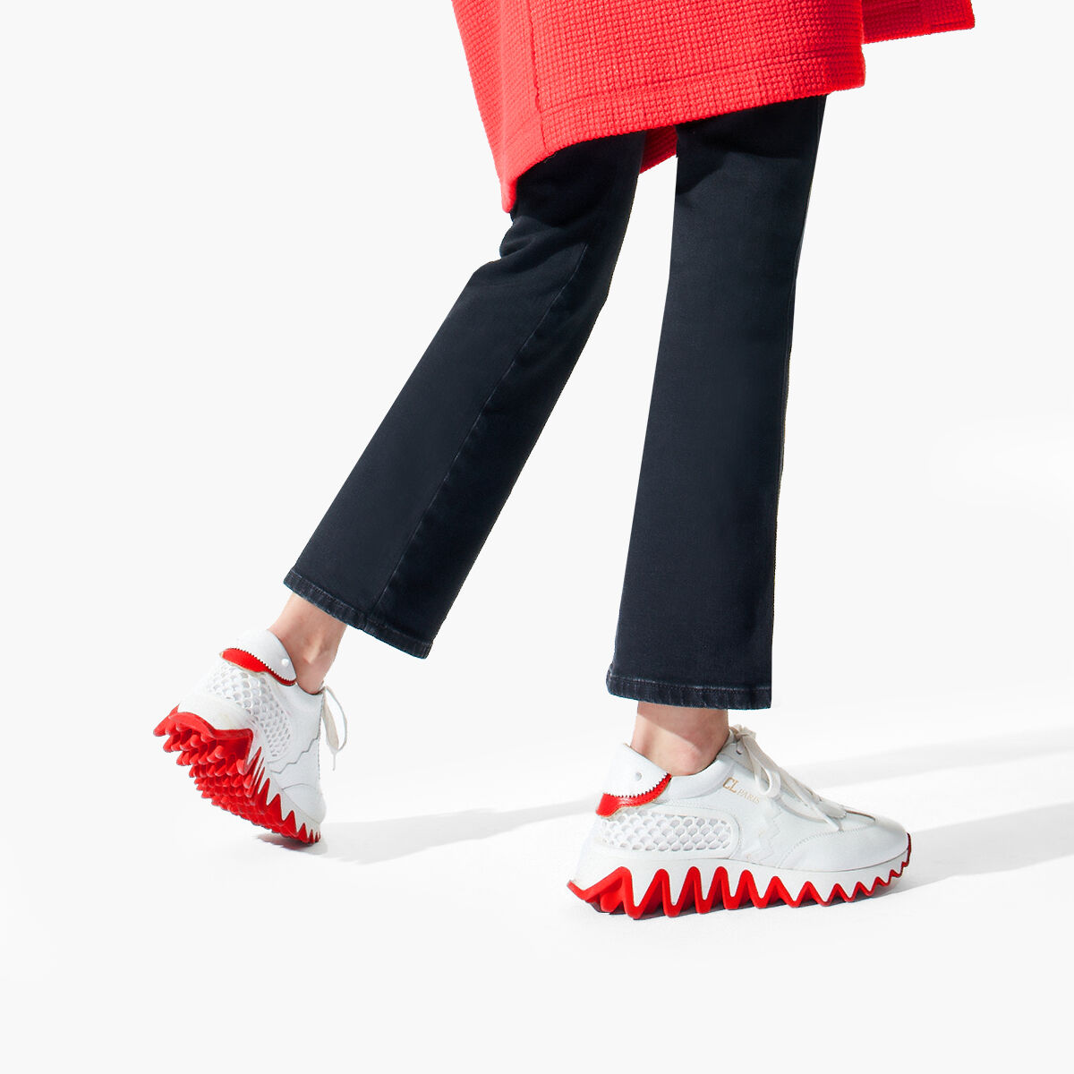 Loubishark (WOMEN) ホワイト ネオプレーン（合皮ゴム） - Shoes - Women - Christian Louboutin