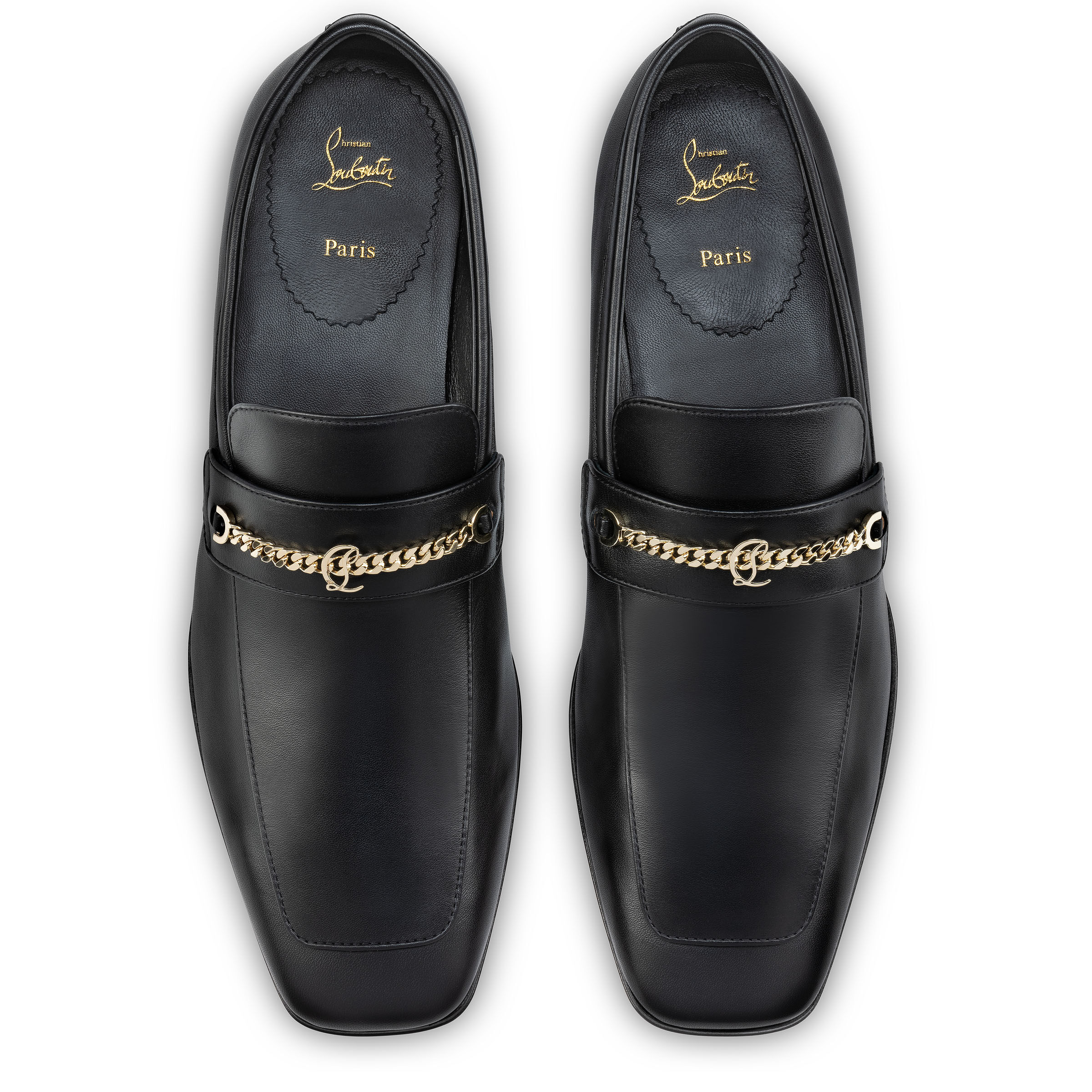 MJ Moc man - 40 mm ローファー - カーフレザー - ブラック - メンズ - Christian Louboutin
