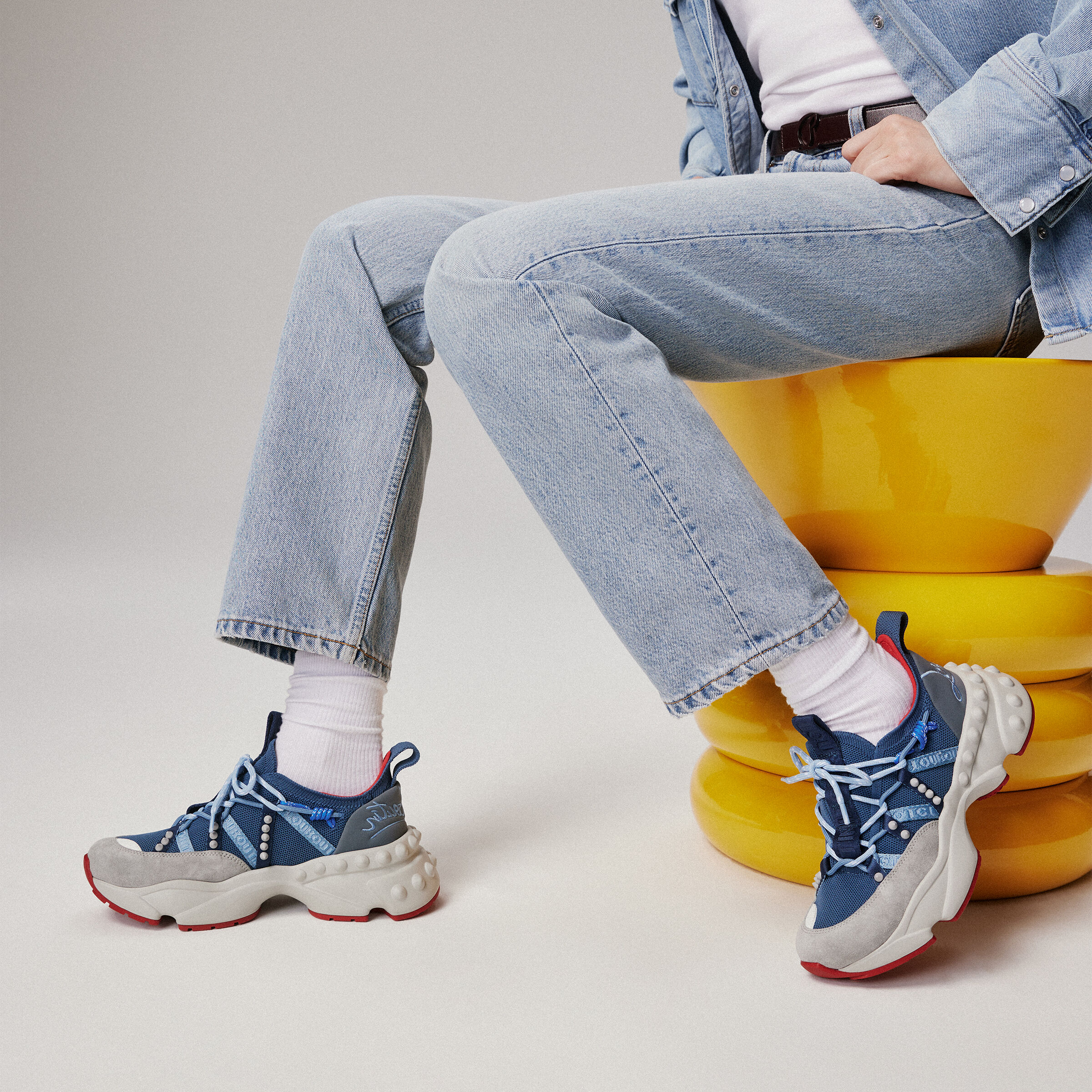 Trailnrun - スニーカー - カーフレザー - グレー - ウィメンズ