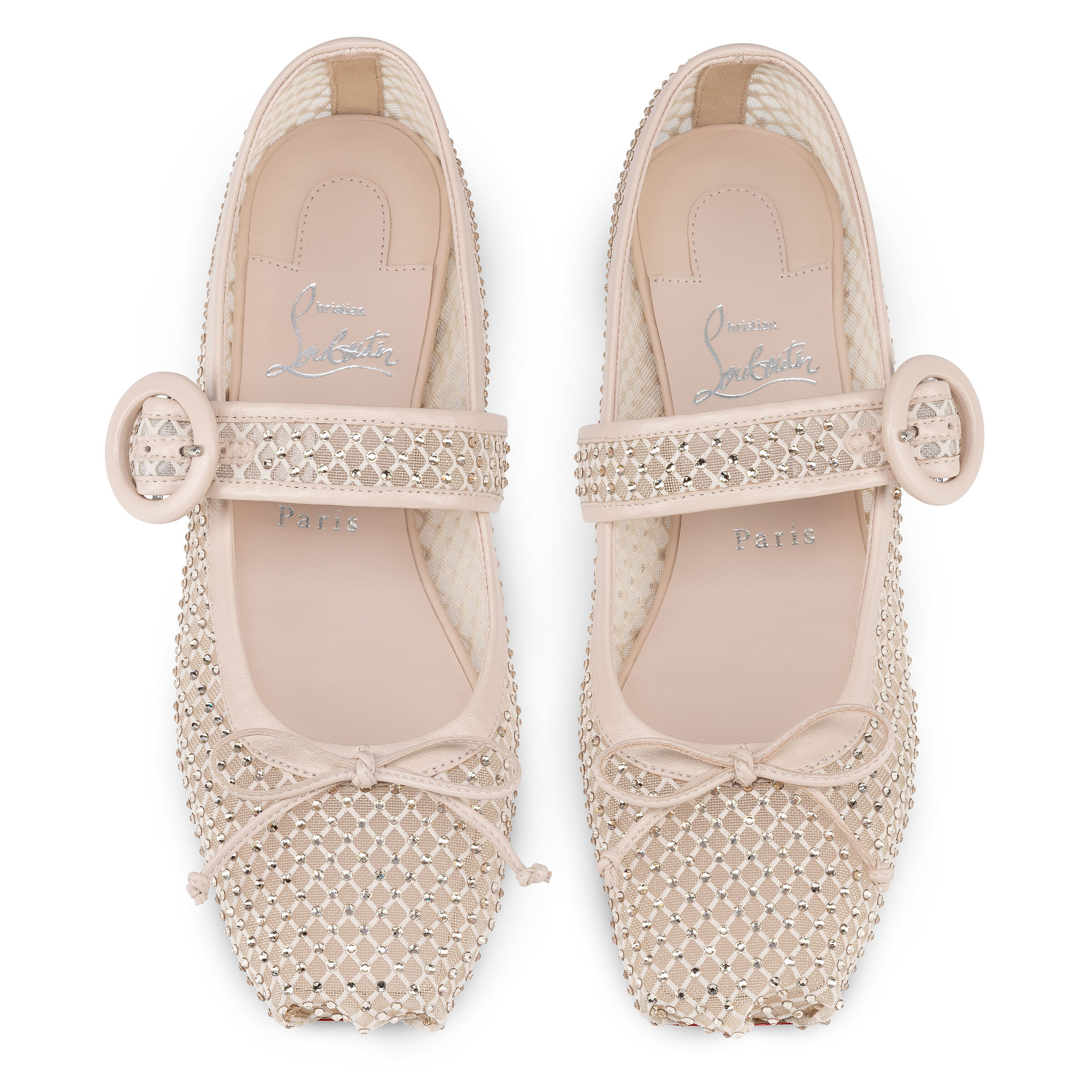 Mamastrapitina ベージュ メッシュ - Shoes - Women - Christian Louboutin