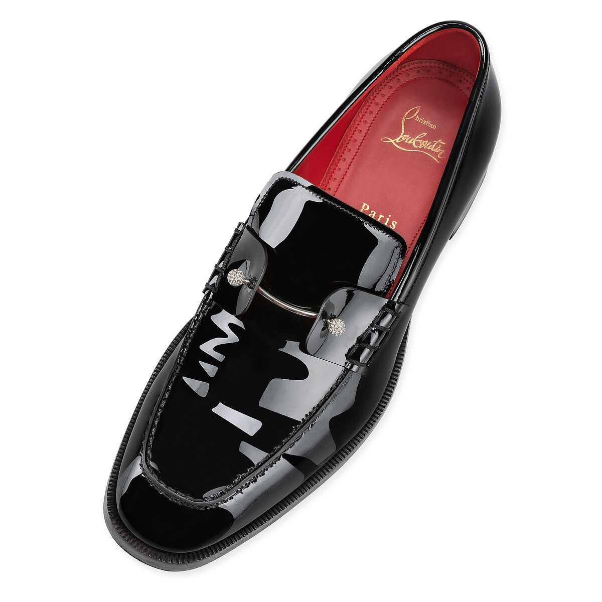 Chambelimoc Night Strass ブラック パテントレザー - Shoes - Men 
