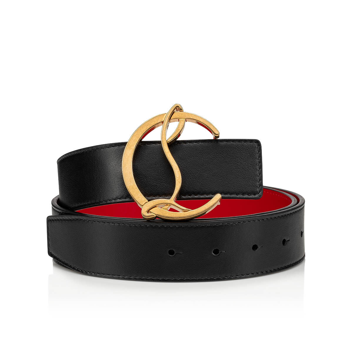CL Logo Belt ブラック カーフスキン - Belts - Women