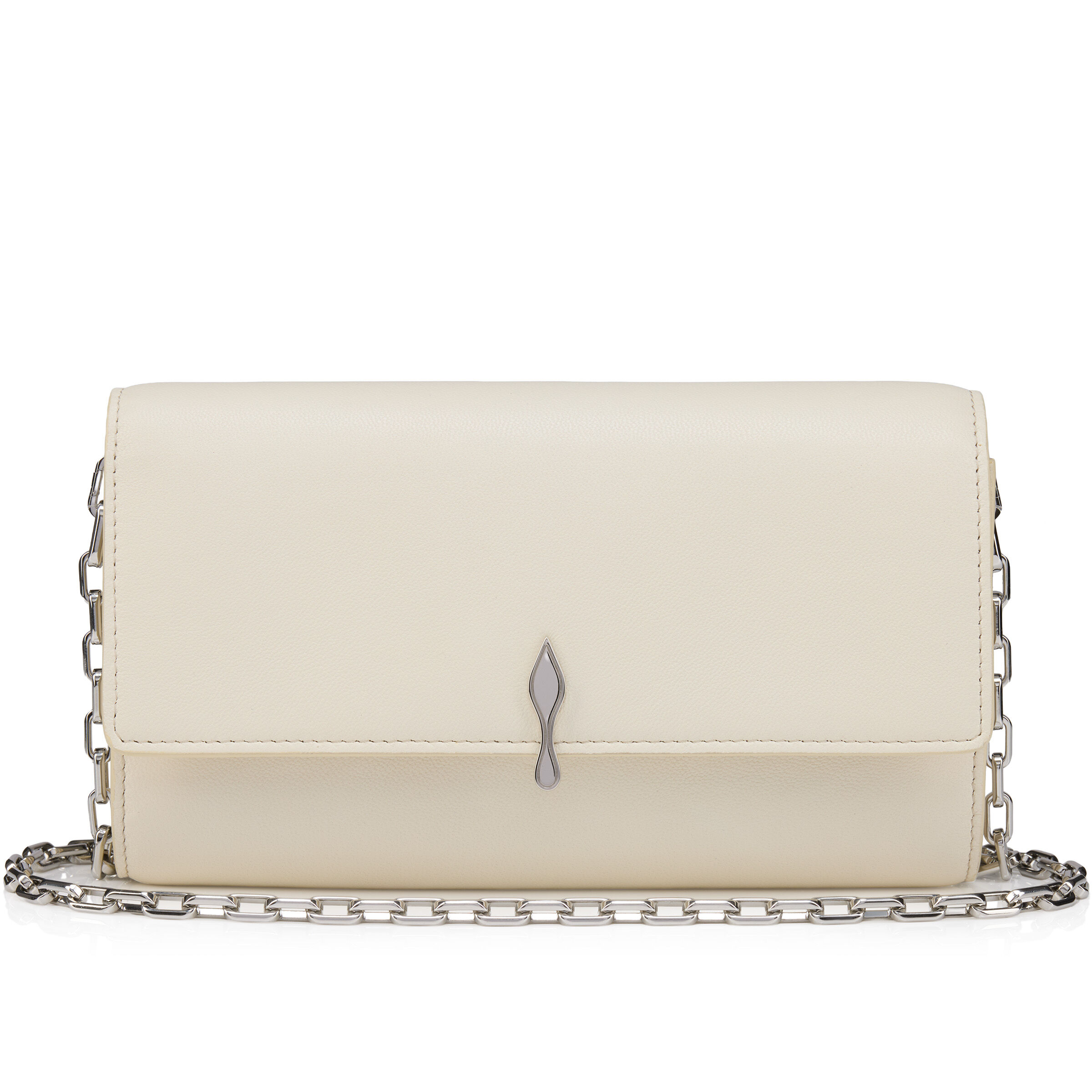 Bettina - チェーンウォレット - ナッパレザー - ホワイト - Christian