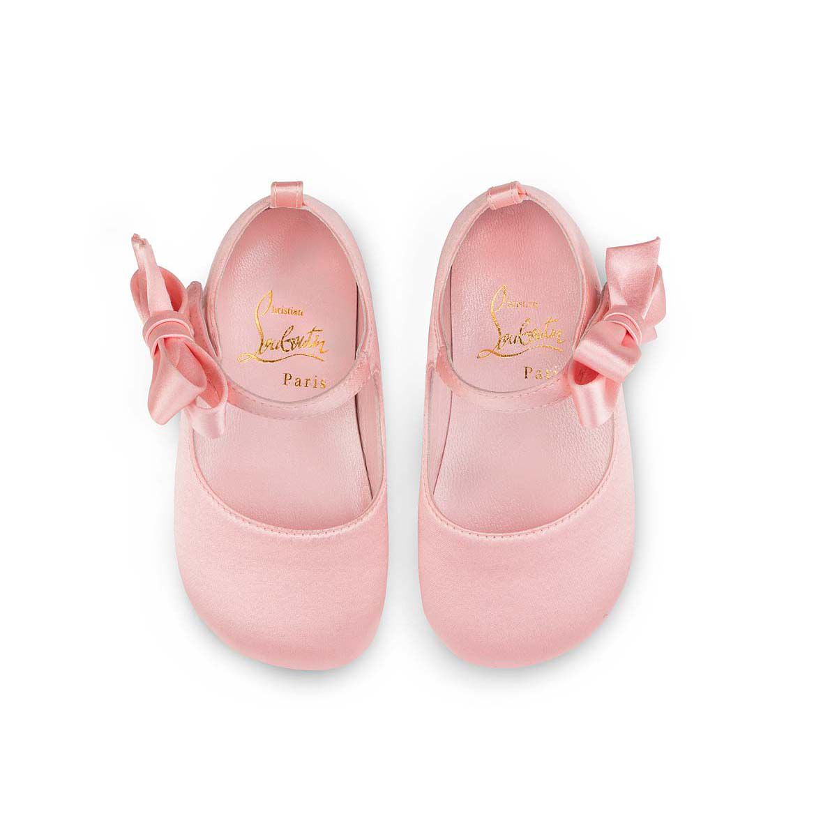 【CHRISTIAN LOUBOUTIN】サテンクレープ バレエシューズ CHRISTIAN LOUBOUTIN Mamastrapitina サテンクレープ バレエ