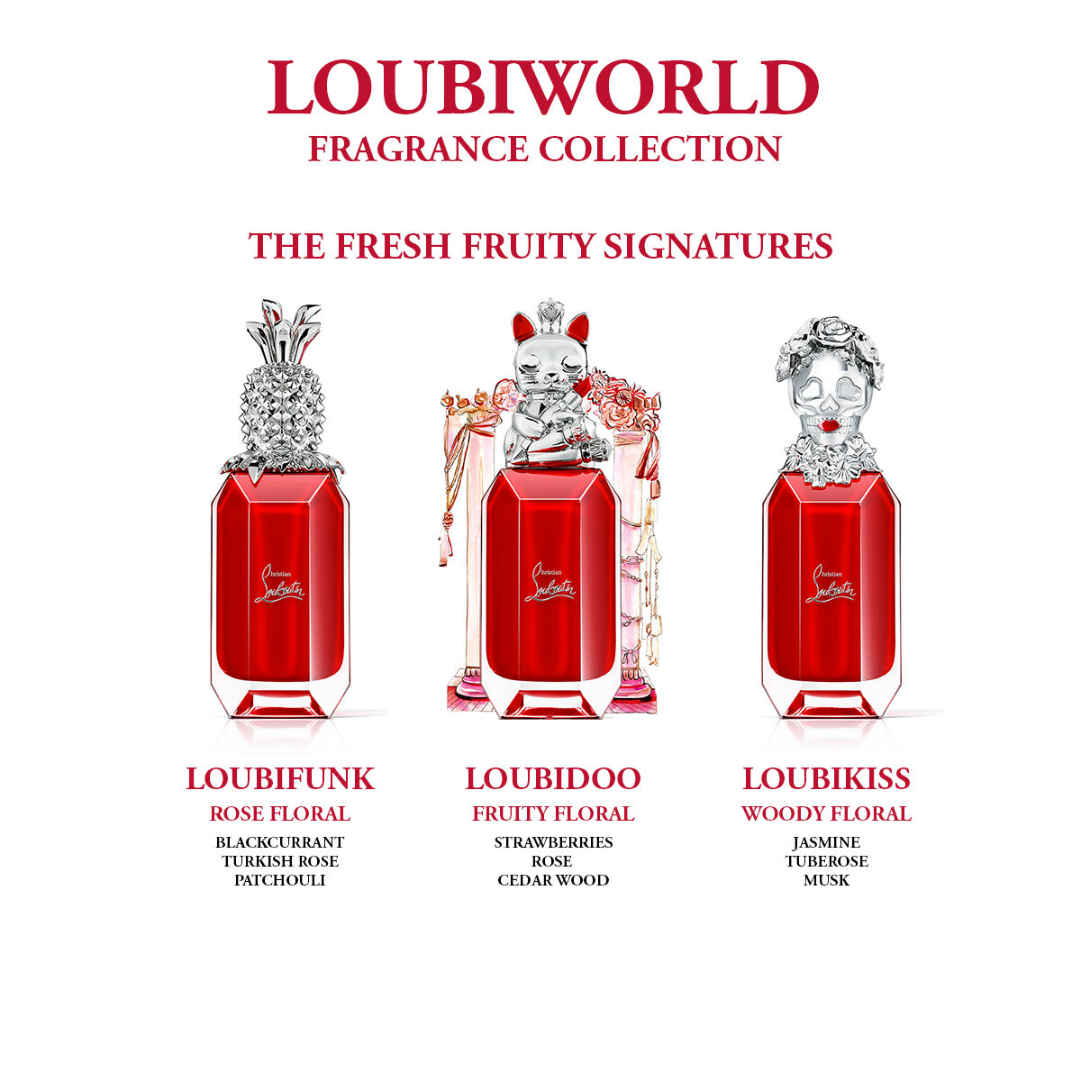 クリスチャンルブタン 香水 Lucky Cat ルビワールド 90ml 箱付き