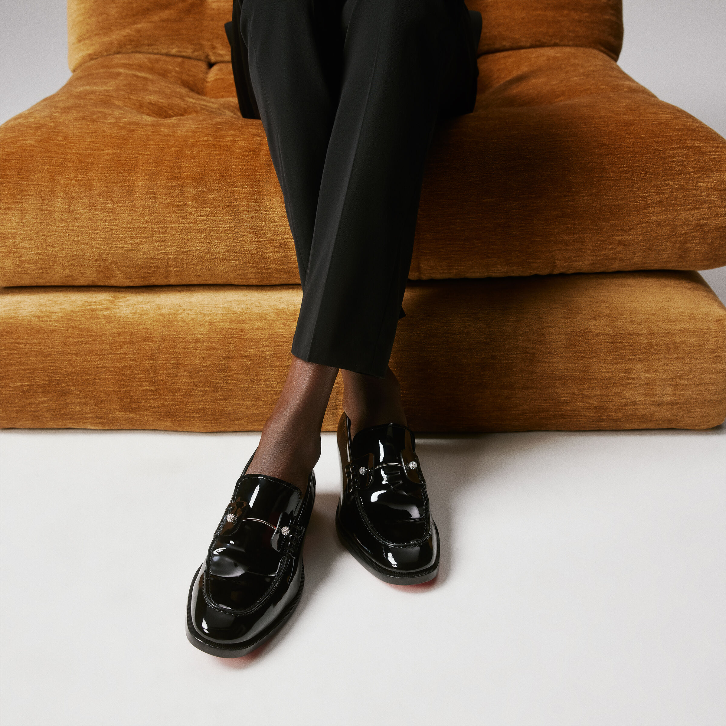 Chambelimoc Night Strass ブラック パテントレザー - Shoes - Men 