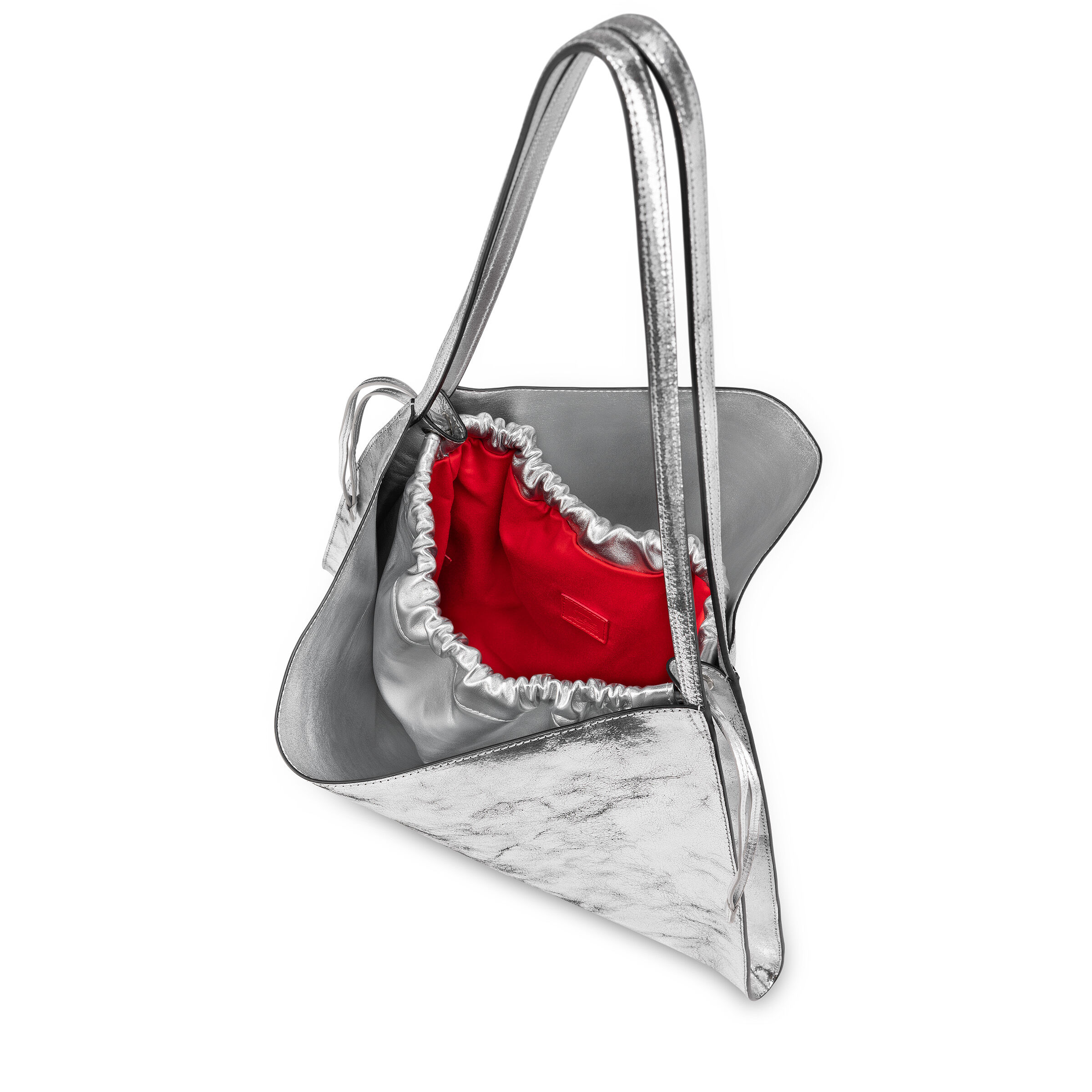 Le 54 - トートバッグ - レザー - シルバー - Christian Louboutin