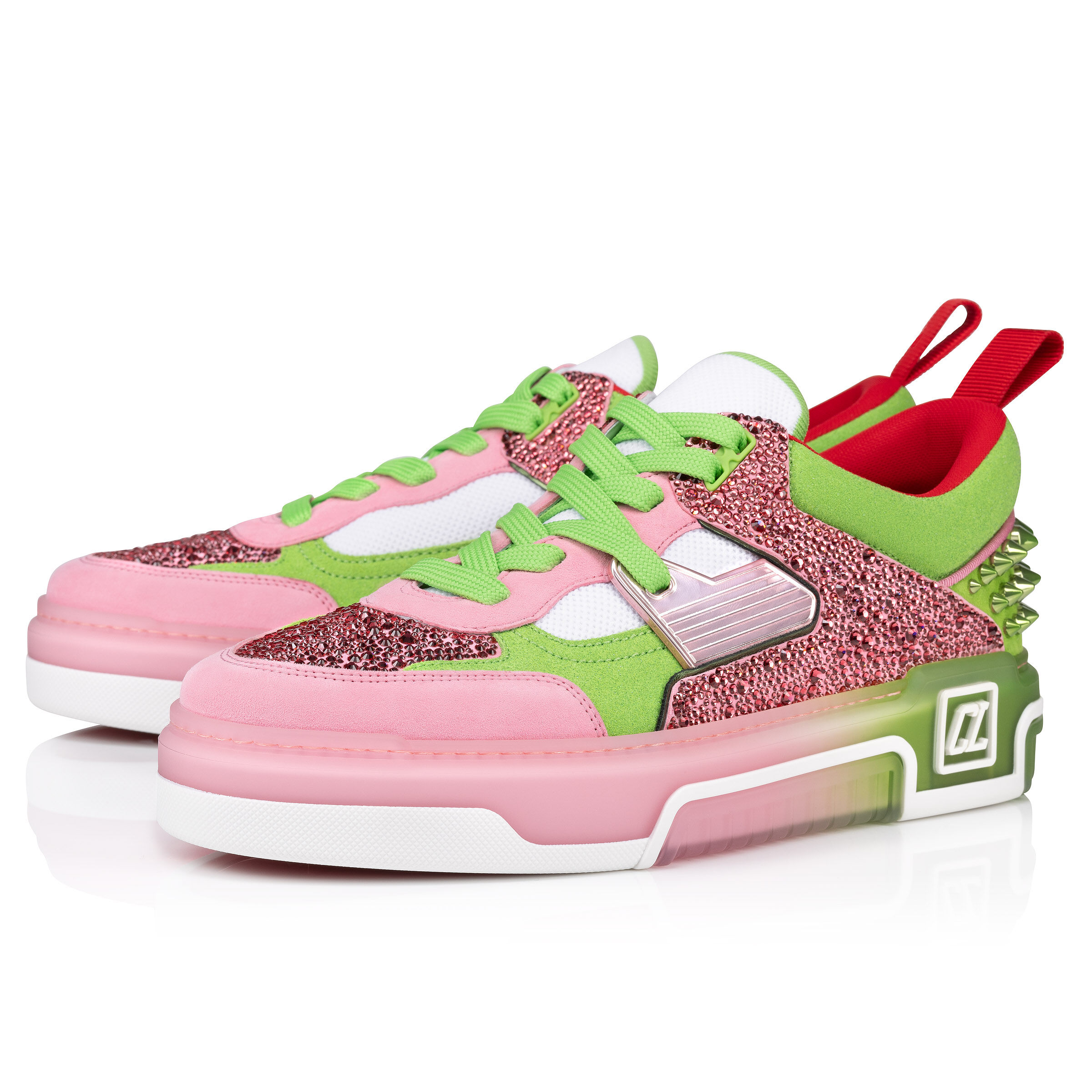 Astroloubi Strass - スニーカー - カーフレザー - ピンク - メンズ - Christian Louboutin