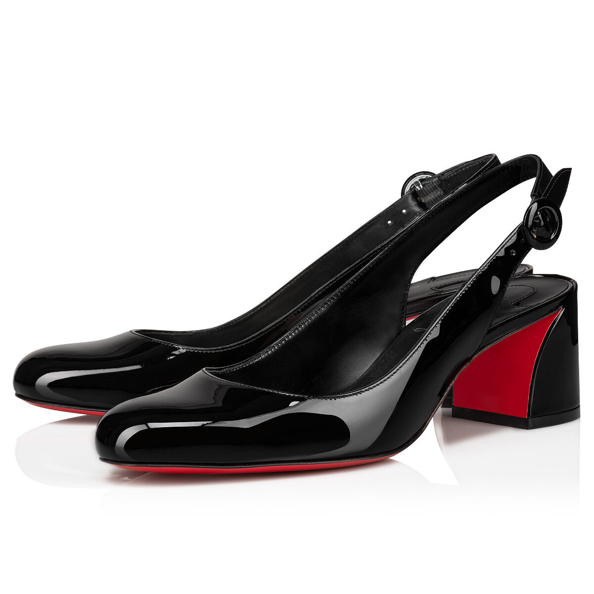 So Jane Sling 55 ブラック パテントレザー - Shoes - Women - Christian Louboutin