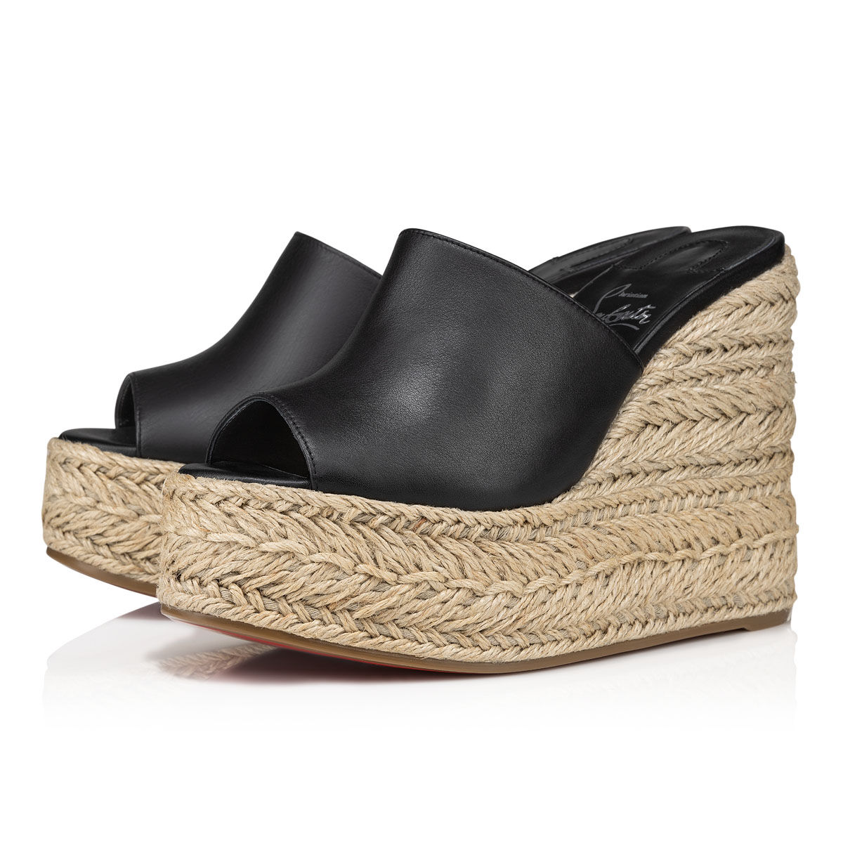 Ariella Zeppa 130 ブラック カーフレザー - Shoes - Women - Christian Louboutin