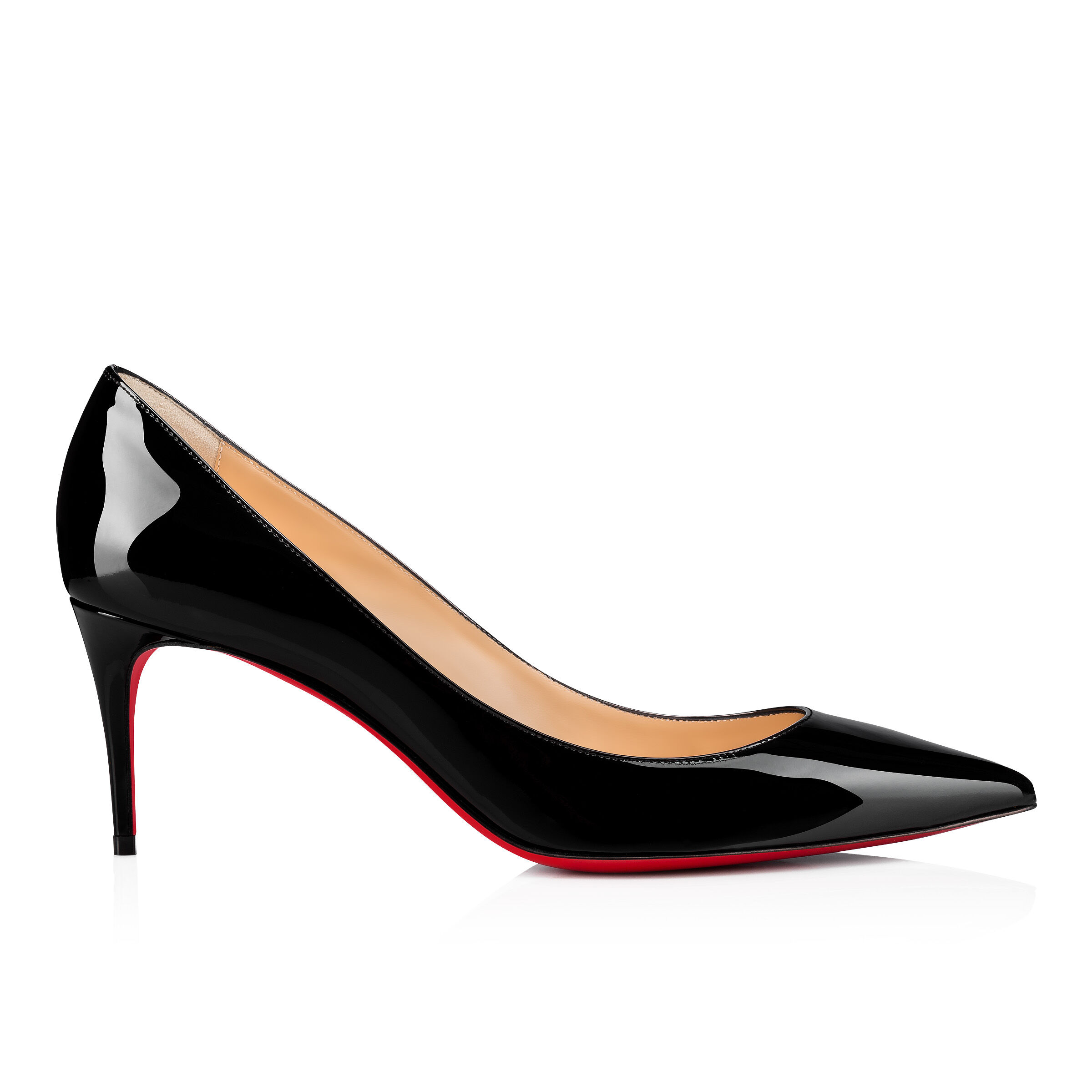 Christian Louboutin フラットパンプス Kate Max Strass Eternity - パンプス - スエード - シルバー