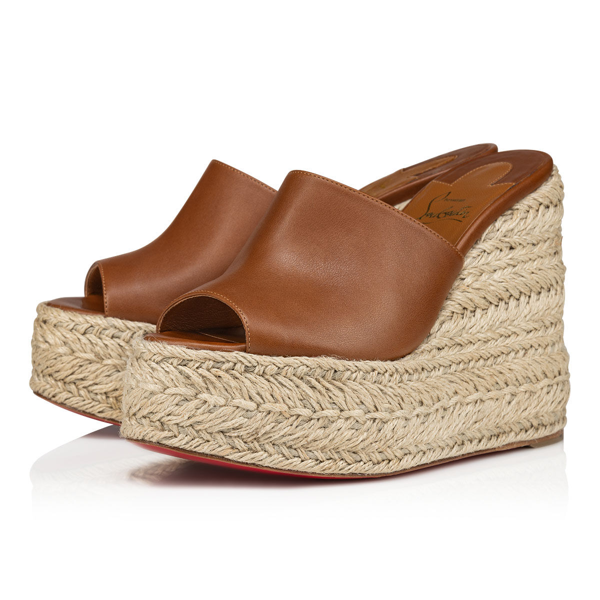 Ariella Zeppa 130 ブラウン カーフレザー - Shoes - Women - Christian Louboutin