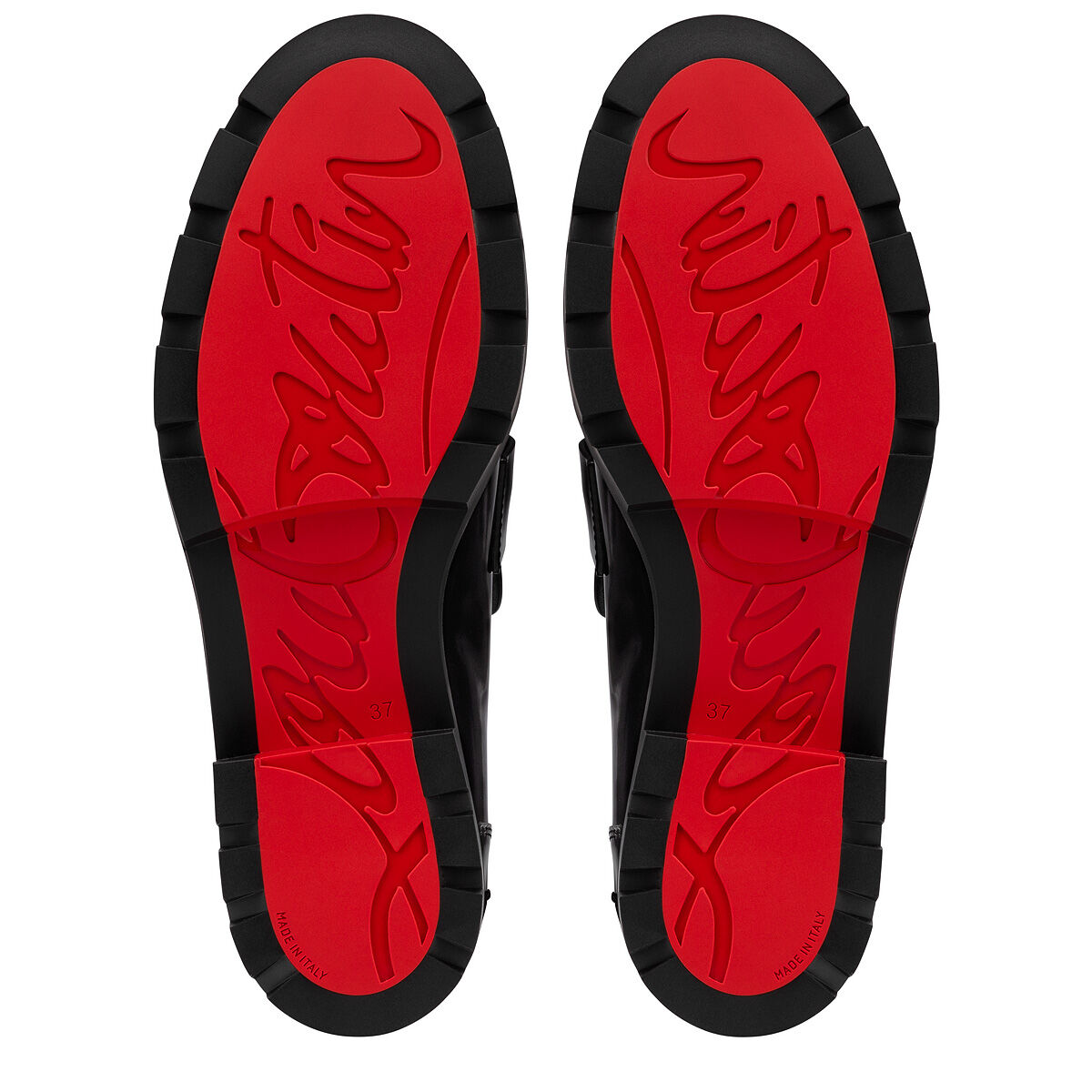 美しい Lug Moc CL ブラック Christian - Women - Shoes - カーフレザー 靴