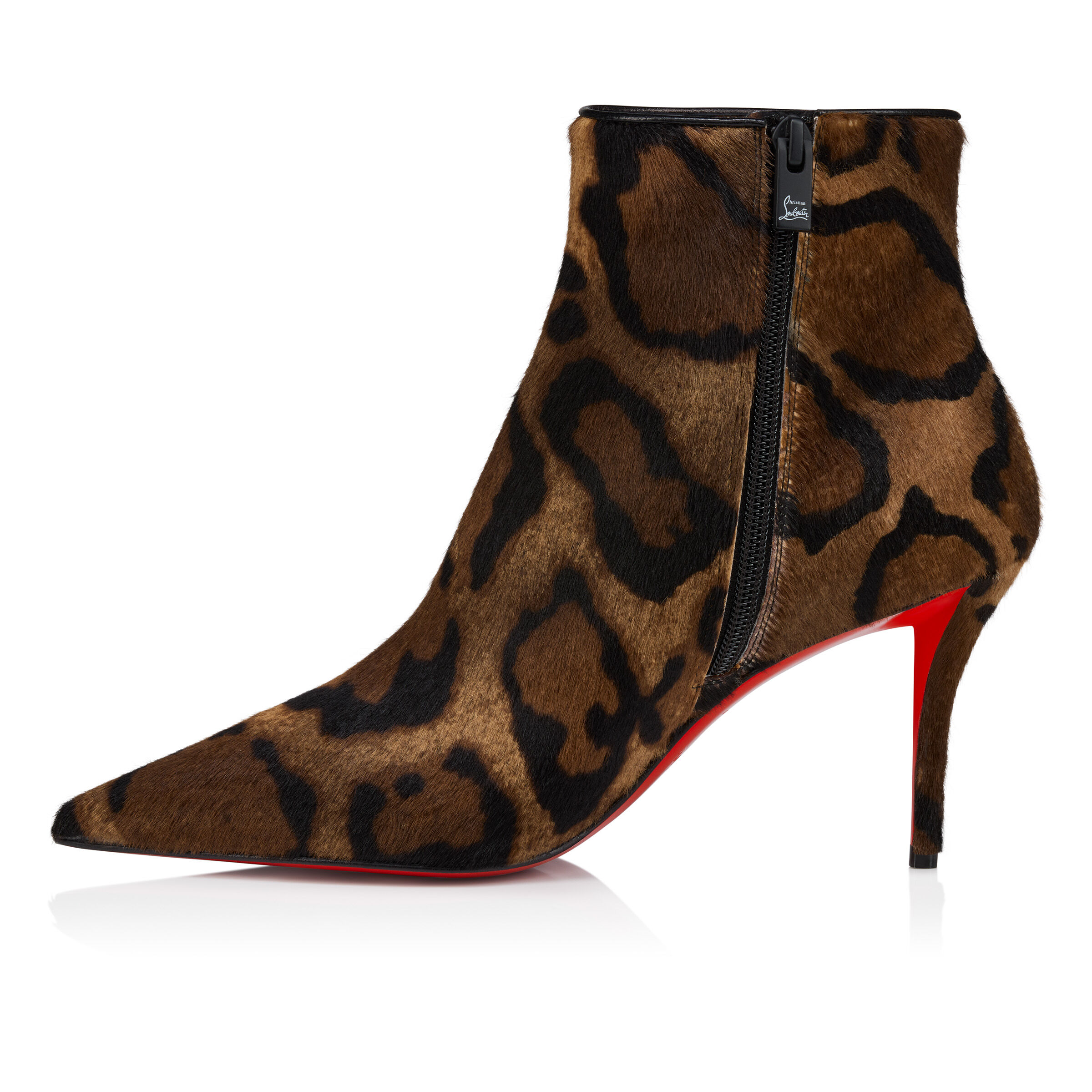 ブーツその他 Christian Louboutin Miss Z booty Miss Z Booty - 100 mm Low boots - Gaagal coated canvas