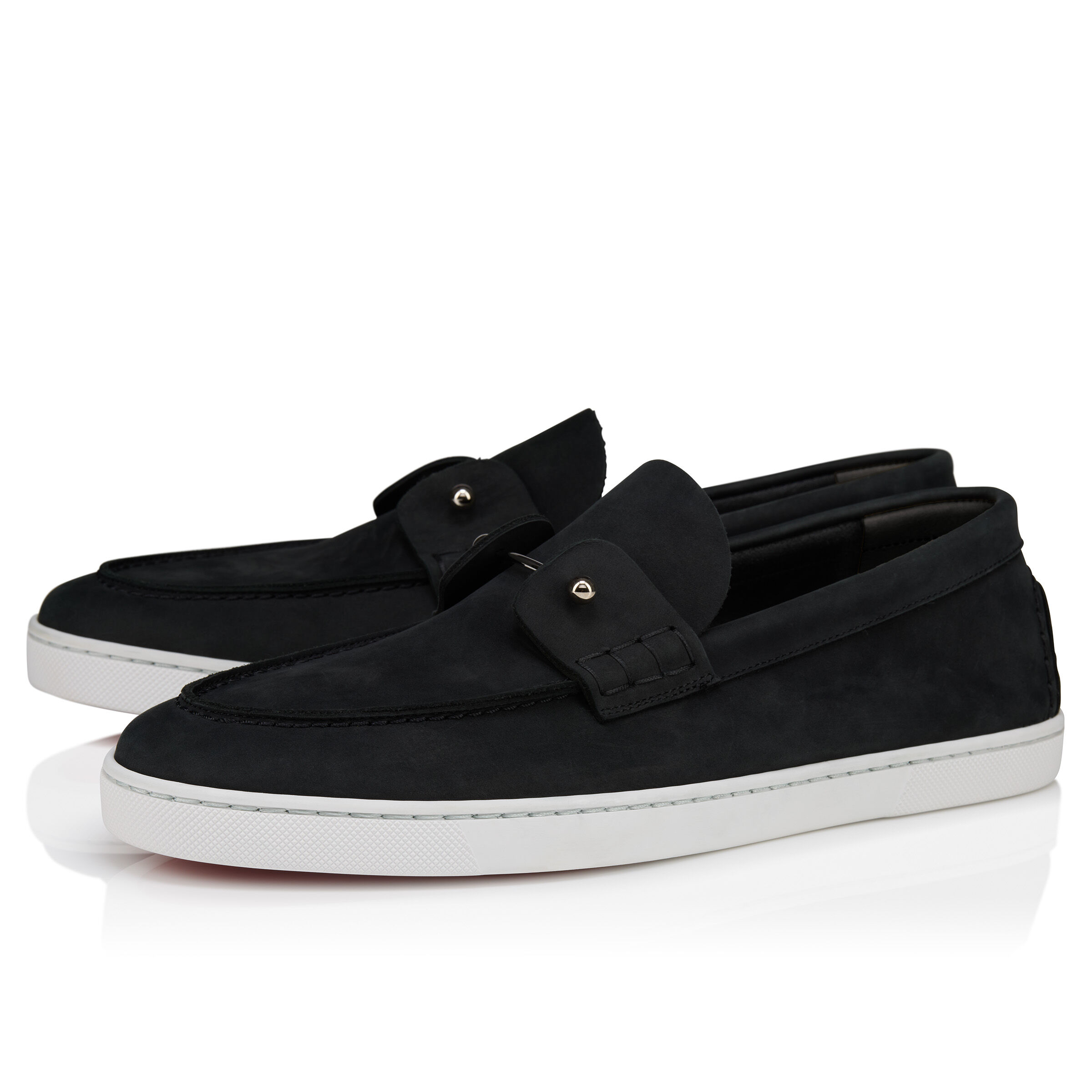 25SS【ルブタン】Chambeliboatシューズ リバースヌバックレザー Chambeliboat - ボートシューズ - カーフレザー - ベージュ