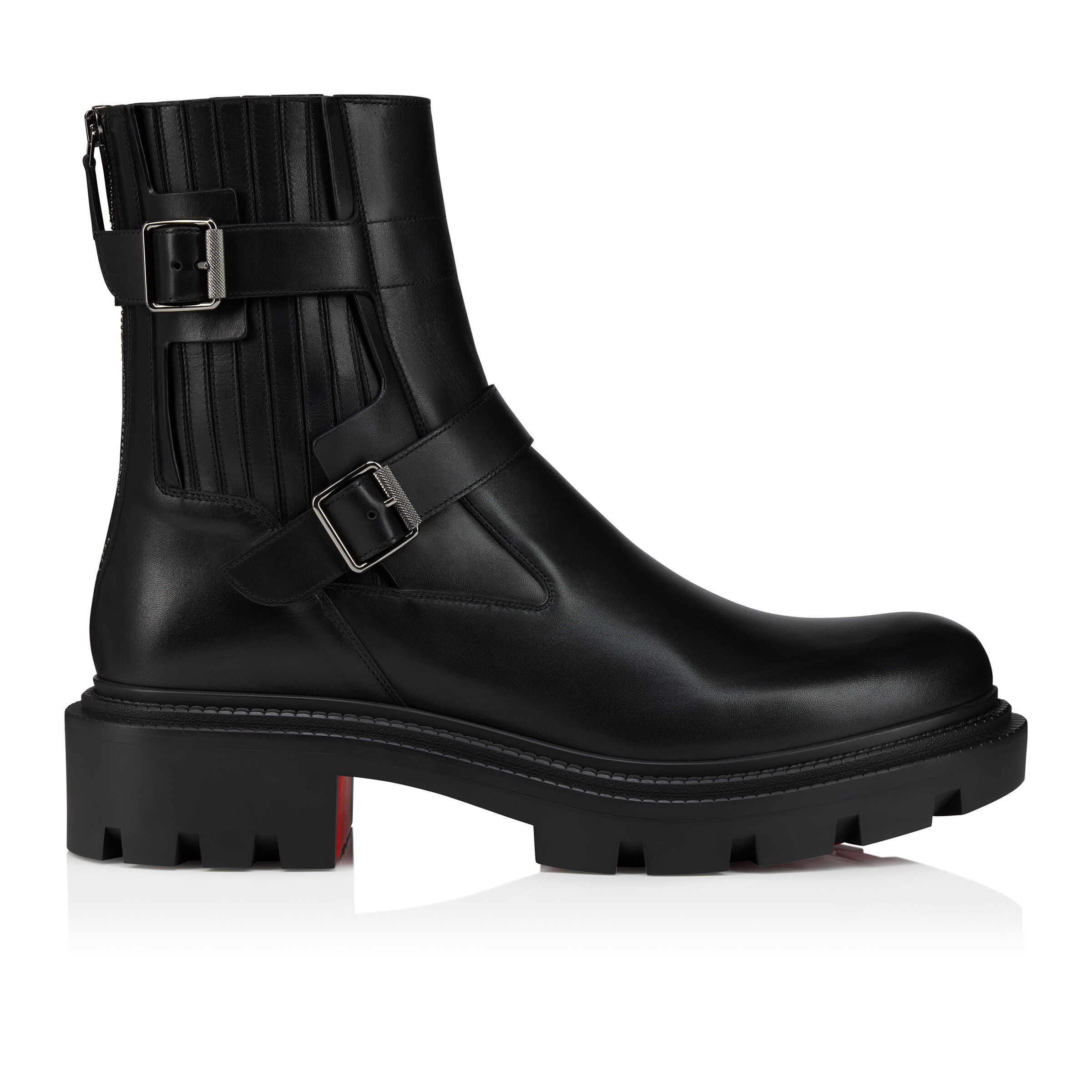 極美品　Christian Louboutin　レザー　ブーツ　黒　ブラック Samson ブラック カーフレザー - Shoes - Men - Christian Louboutin
