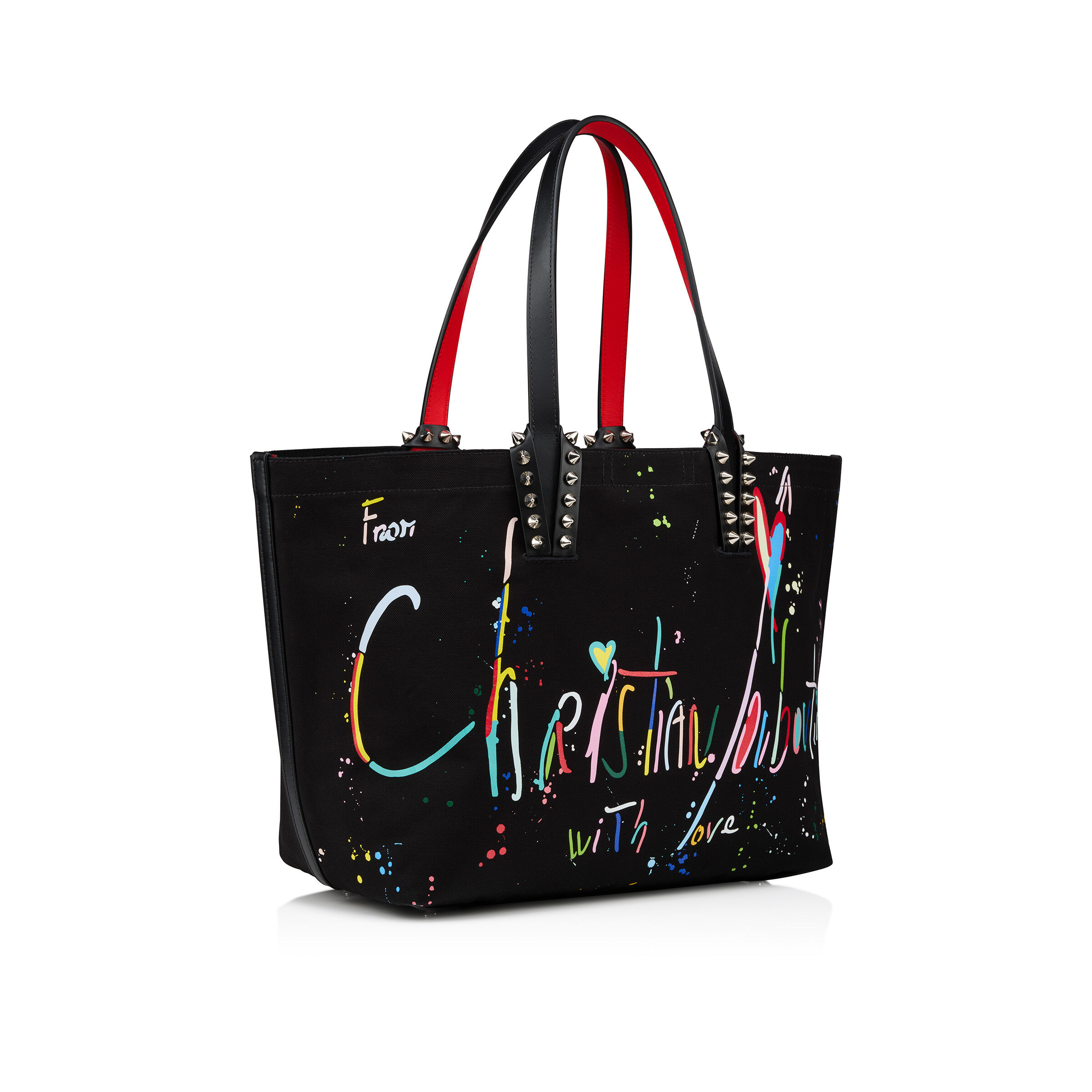 CABATA クリスチャンルブタン Christian Louboutin Cabata ブラック カーフレザー - Bags - Women - Christian