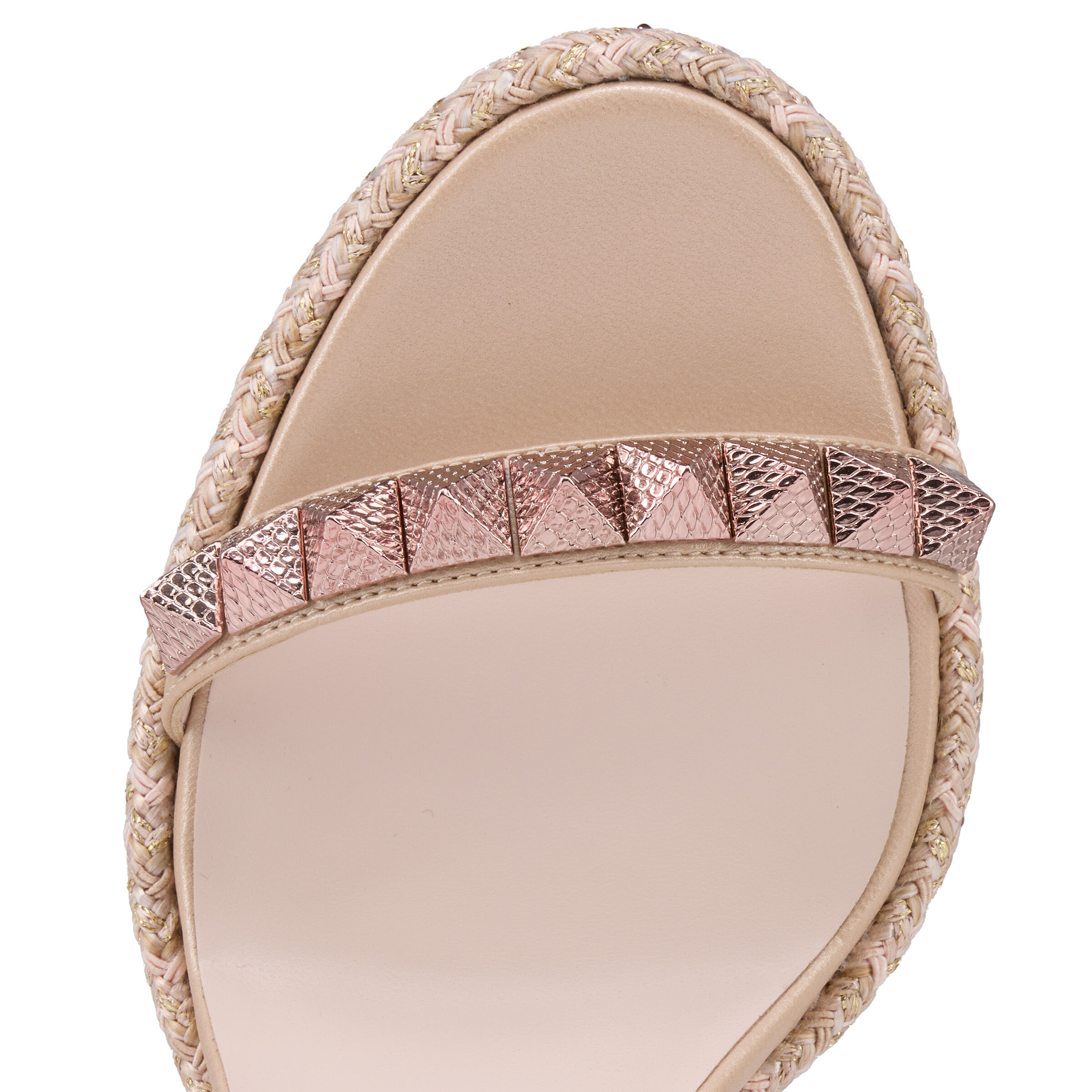 110 mm エスパドリーユ - ナッパレザー - ベージュ - ウィメンズ