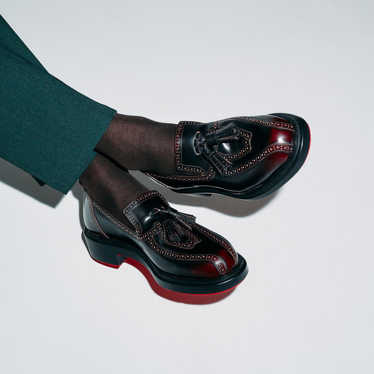Daniloumoc Urban ブラウン カーフレザー - Shoes - Men - Christian Louboutin