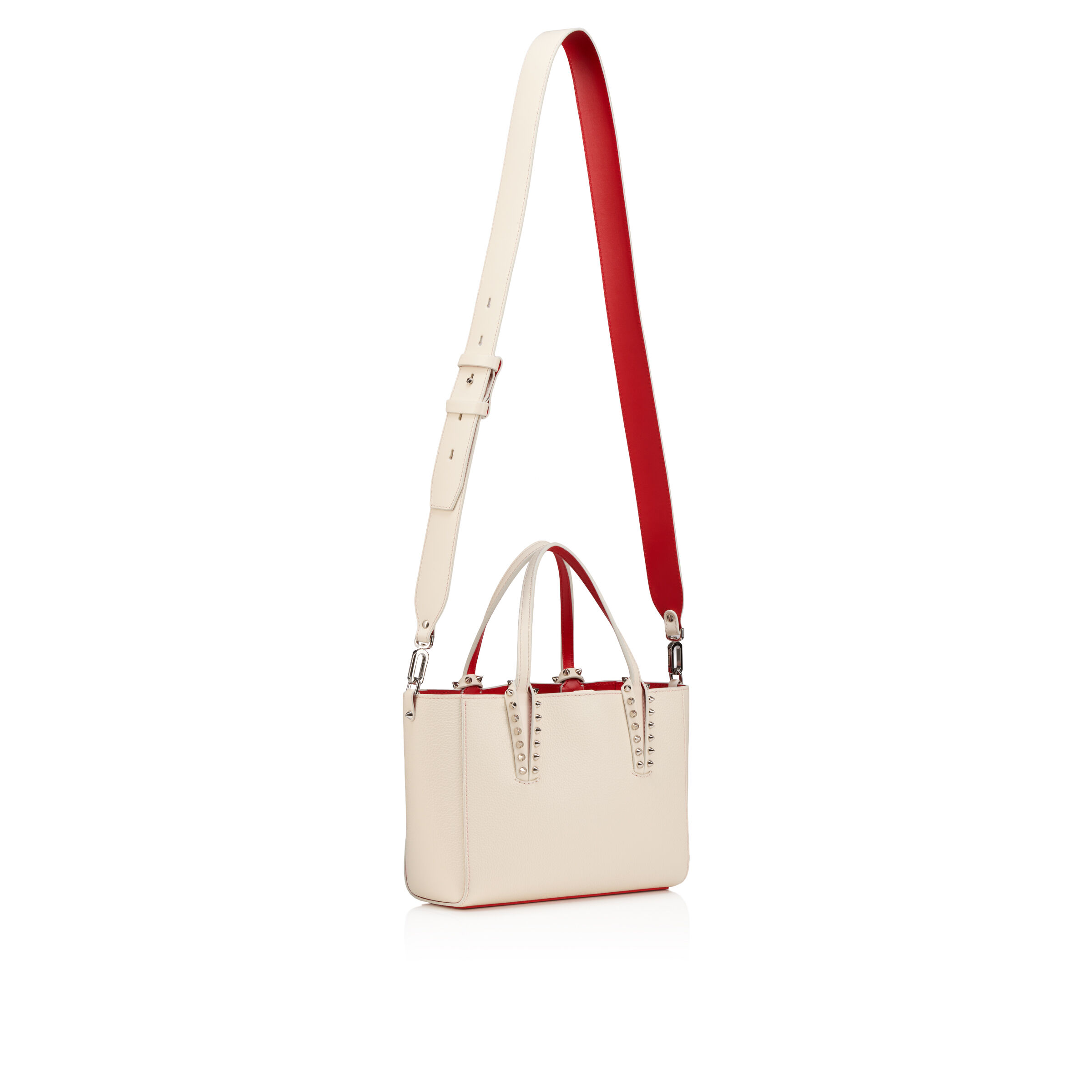 Cabata mini - トートバッグ - カーフレザー - ホワイト - Christian