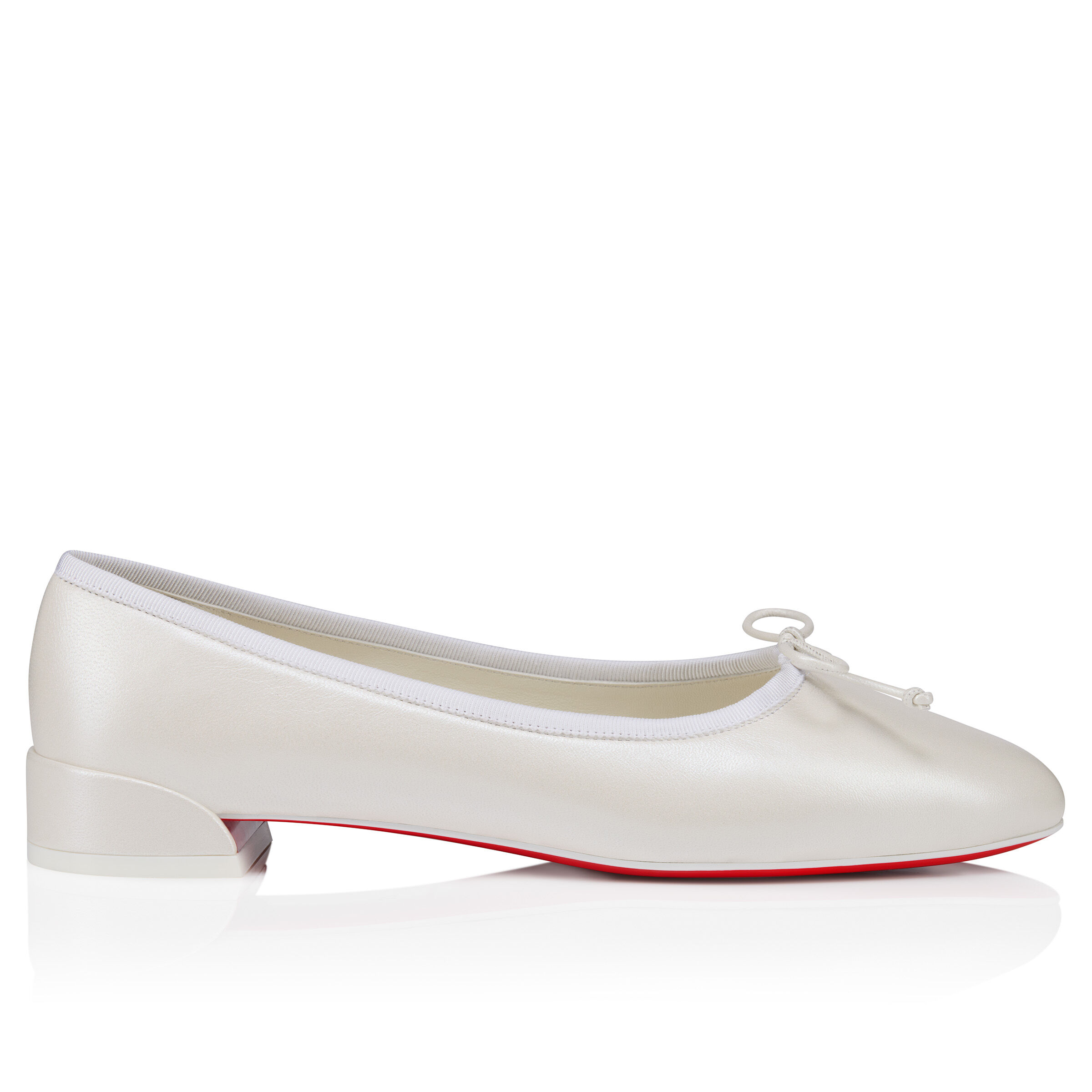 【Christian Louboutin】 Sweetie Janeコットンアンドレザーバレ Sweetie Jane - Ballerinas - 