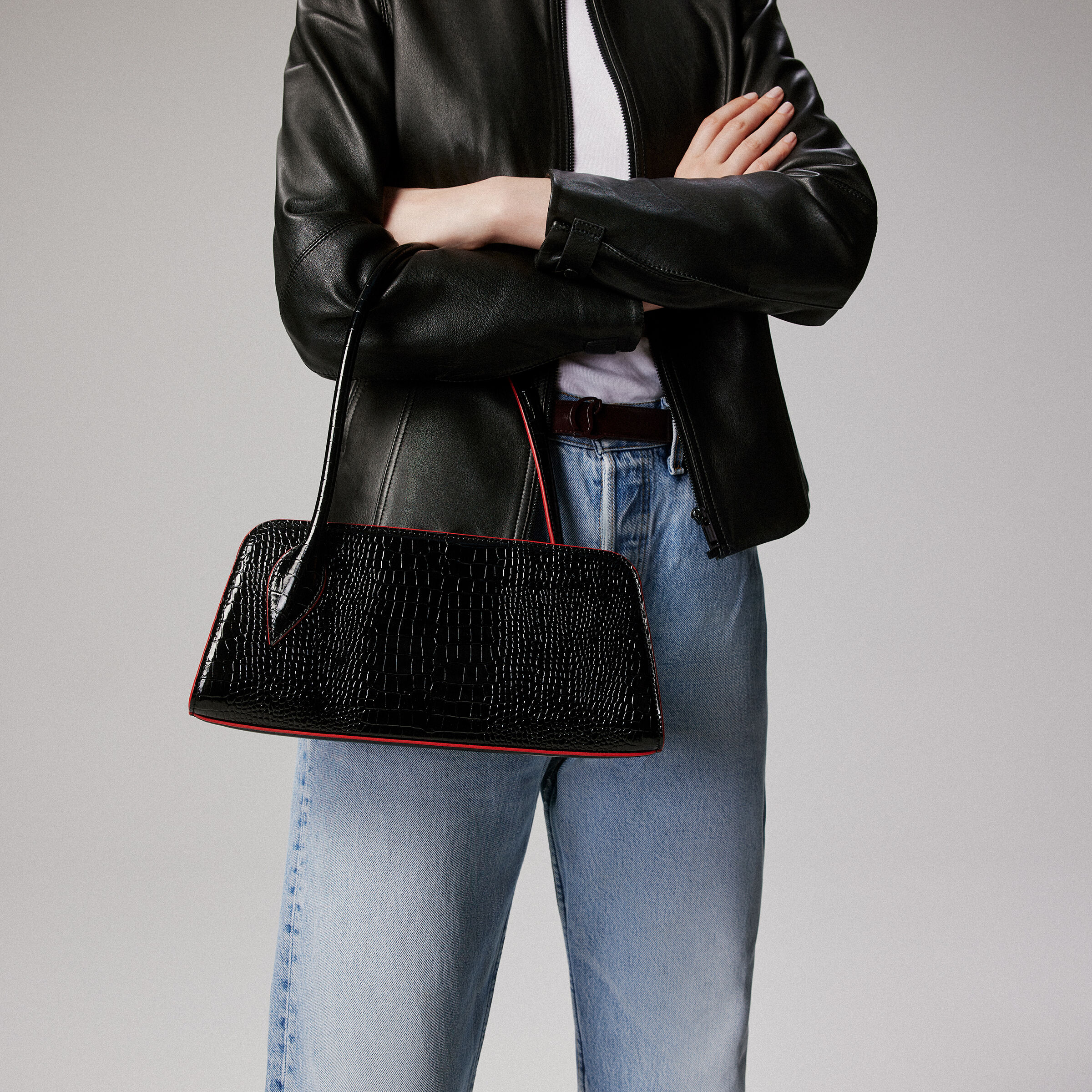 Eloïse - トップハンドルバッグ - カーフレザー - ブラック