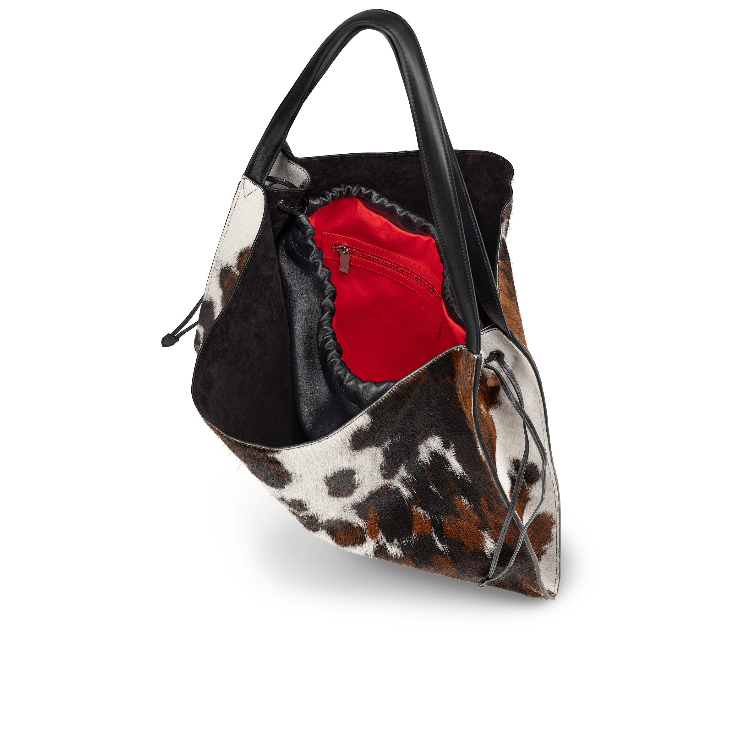 ★ LOUBOUTIN ★Le 54 クロコ型押しレザー トートバッグ Le 54 - Tote bag - Alligator embossed calf leather - Black