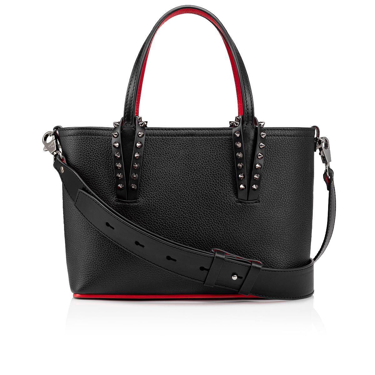 Cabata E/W Mini ブラック カーフレザー - Bags - Women - Christian Louboutin