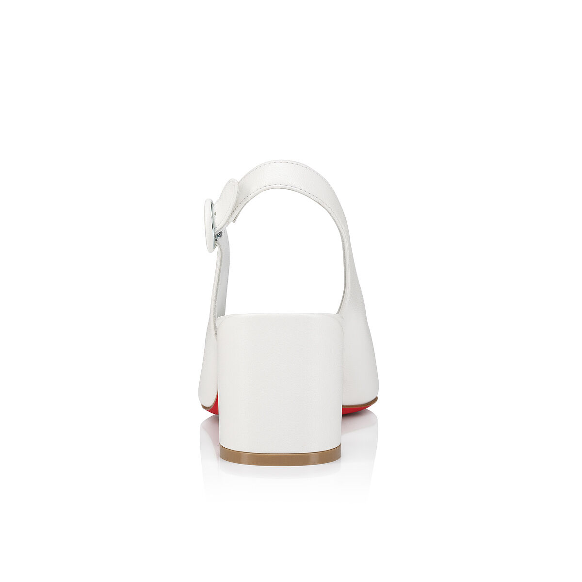 So Jane Sling 55 ホワイト ナッパレザー - Shoes - Women - Christian Louboutin