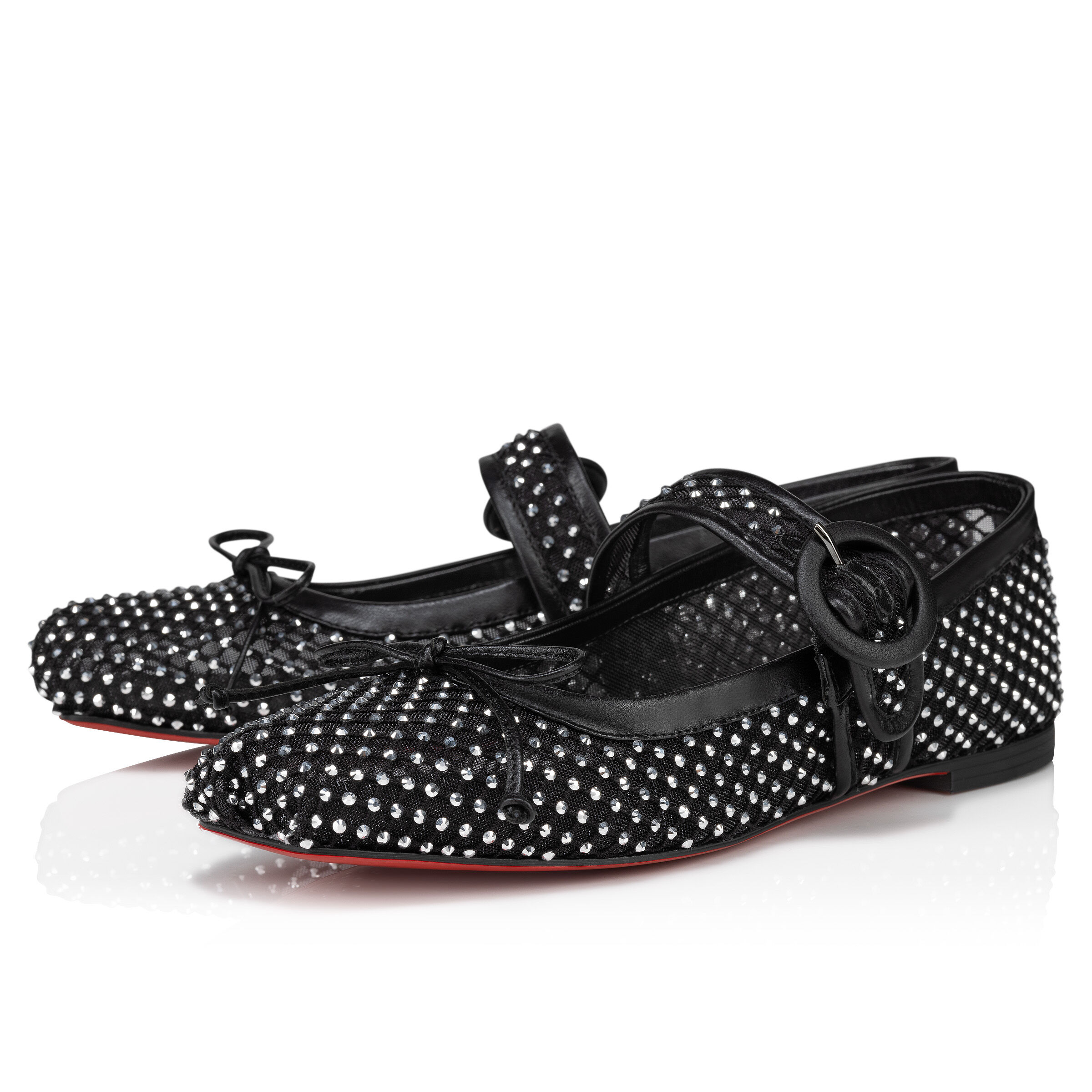 Mamastrapitina - バレリーナ - メッシュ - ブラック - ウィメンズ - Christian Louboutin