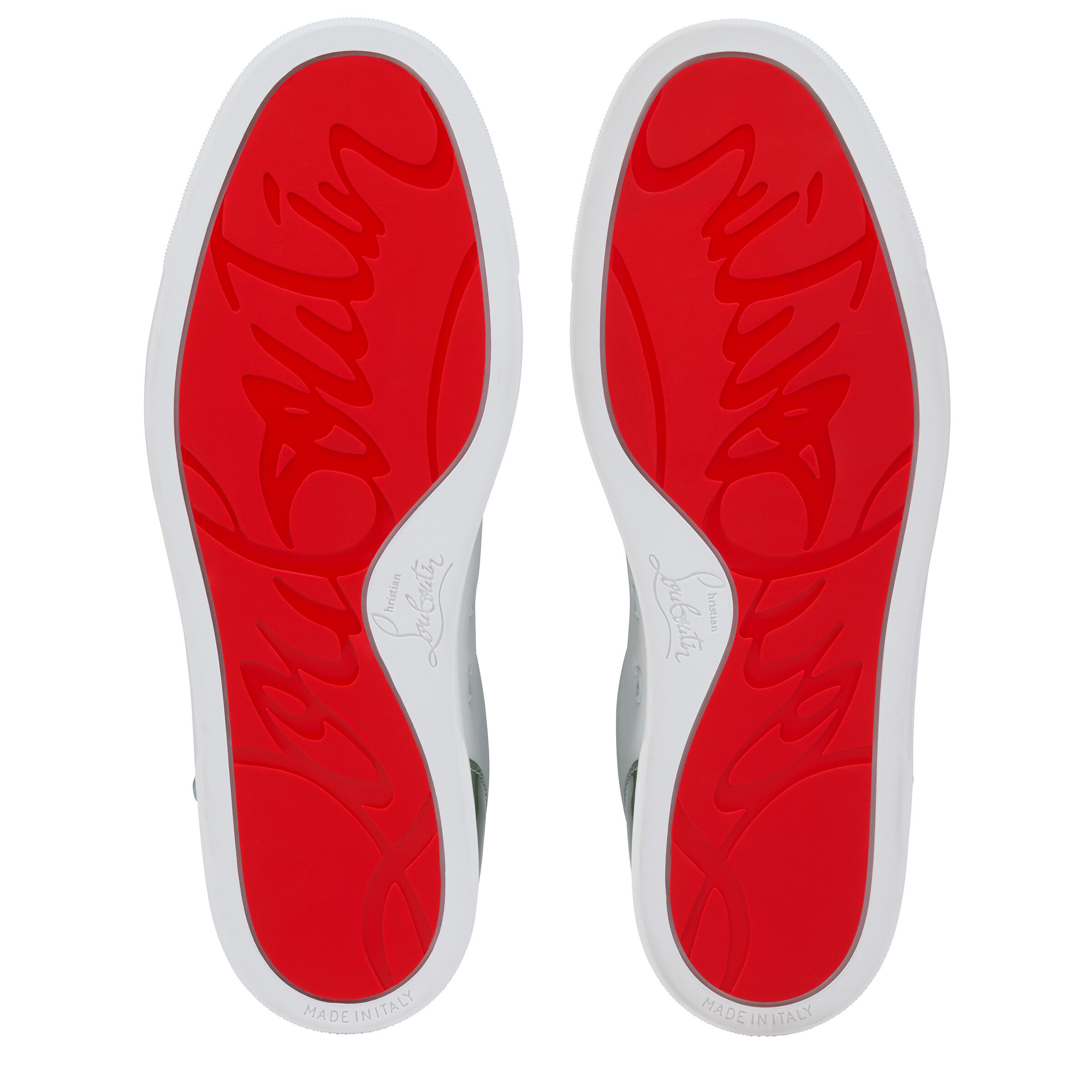 Christian Louboutin ホワイト/レッド スニーカー 波形ソール Christian Louboutin ホワイト/レッド スニーカー 波形ソール