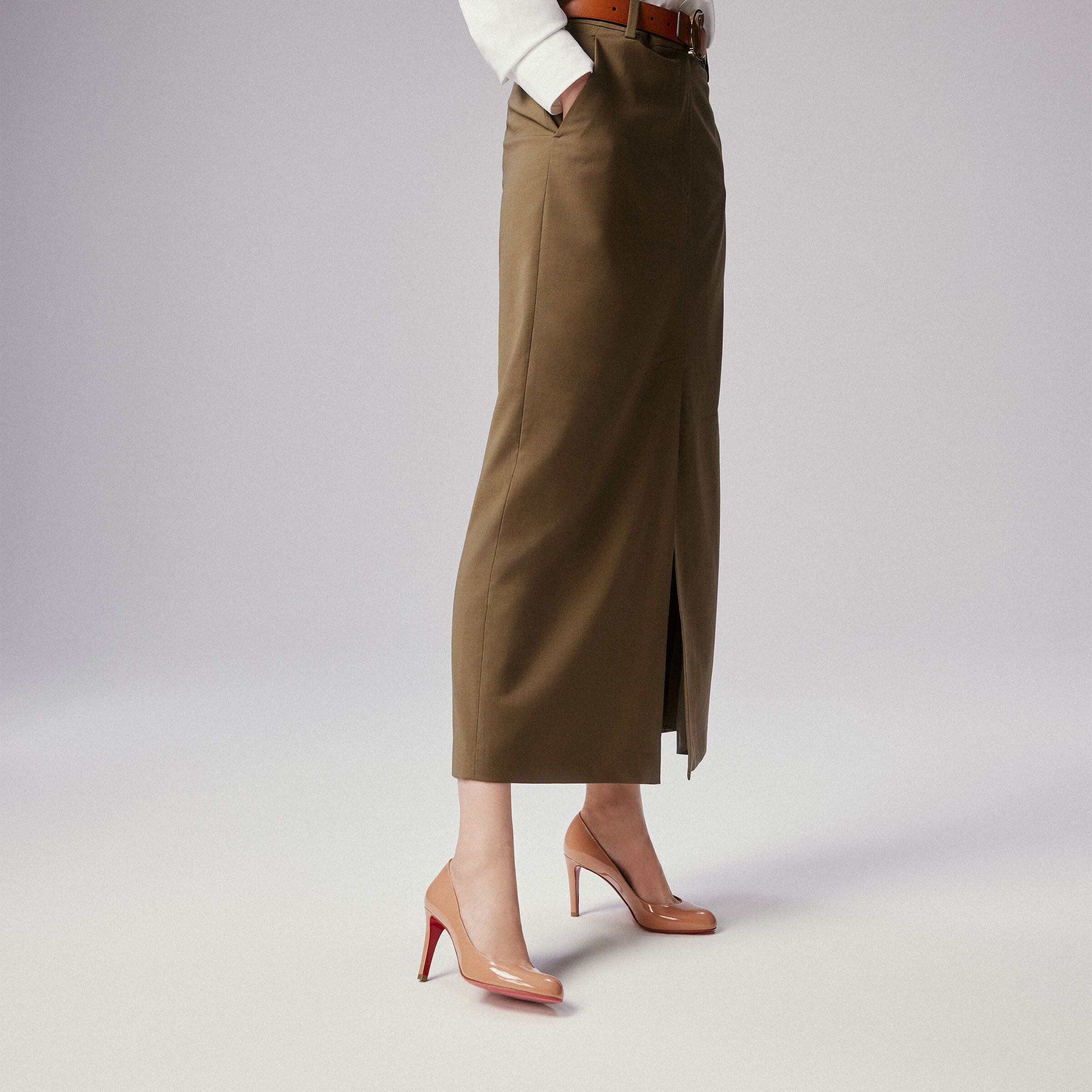 Pumppie 85 ベージュ パテントレザー - Shoes - Women