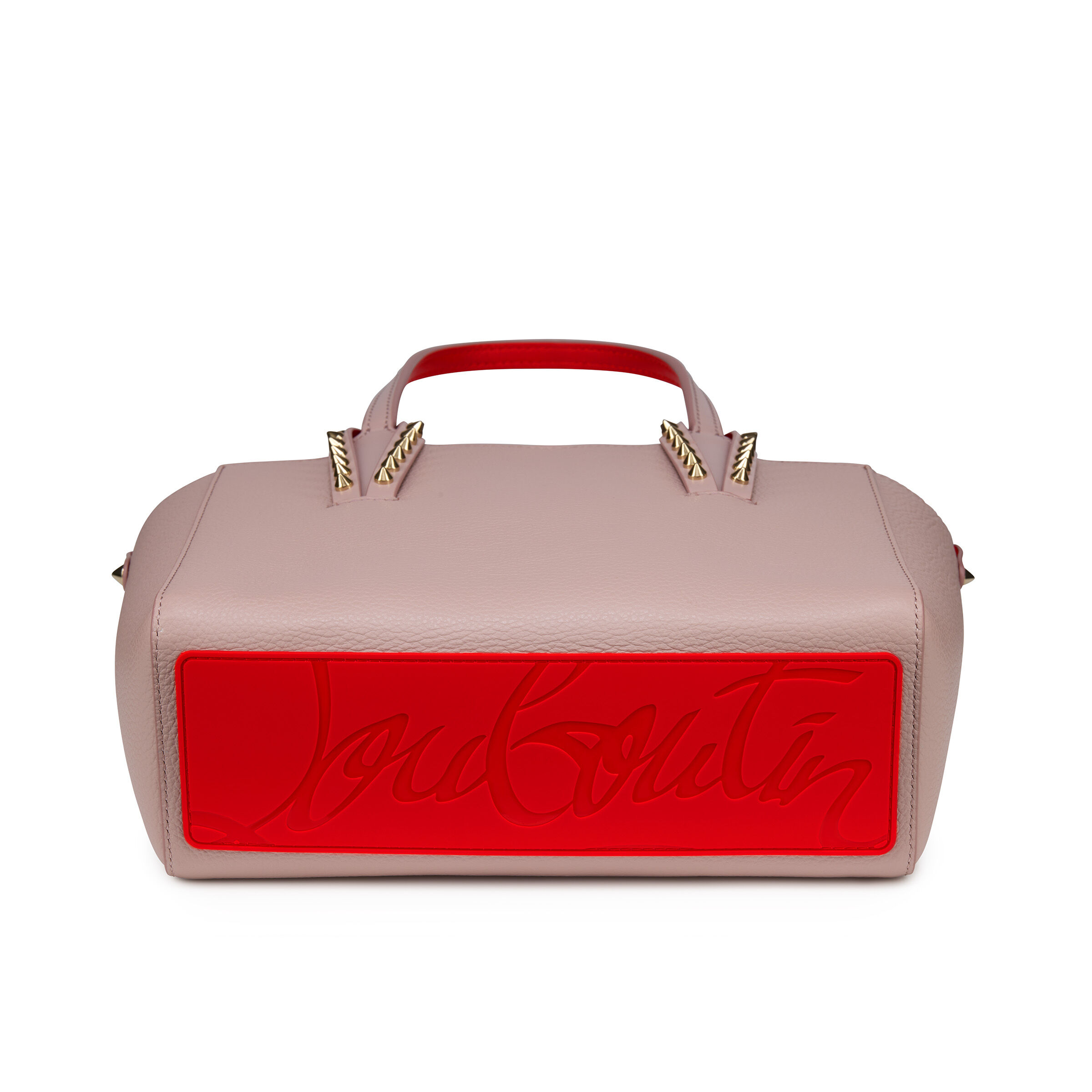 ＊Christian Louboutin＊ レザー カバタ ミニ トート バッグ Cabata mini - トートバッグ - コットン - ベージュ - Christian