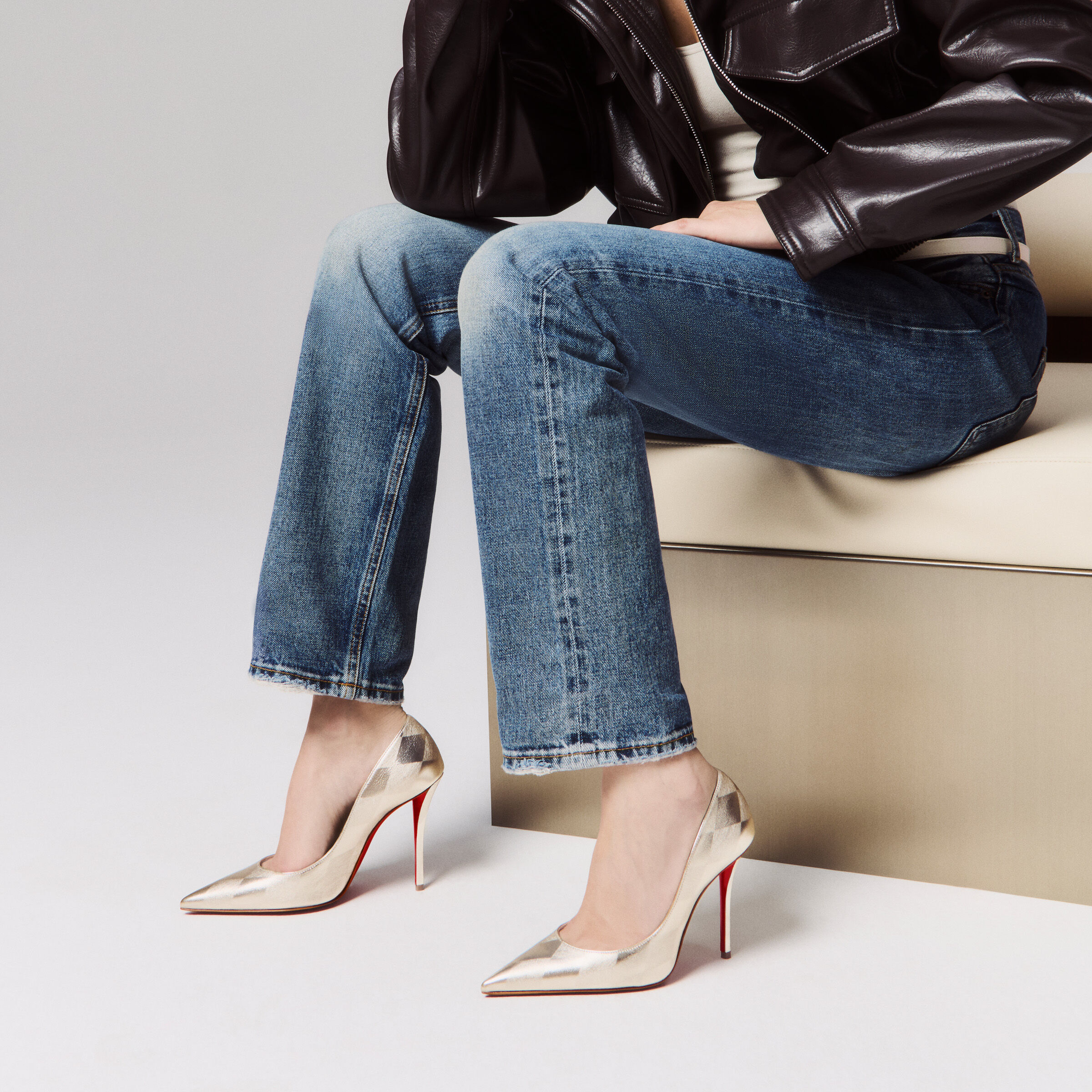 Miss Z - 100 パンプス - ナッパレザー - ゴールド - ウィメンズ