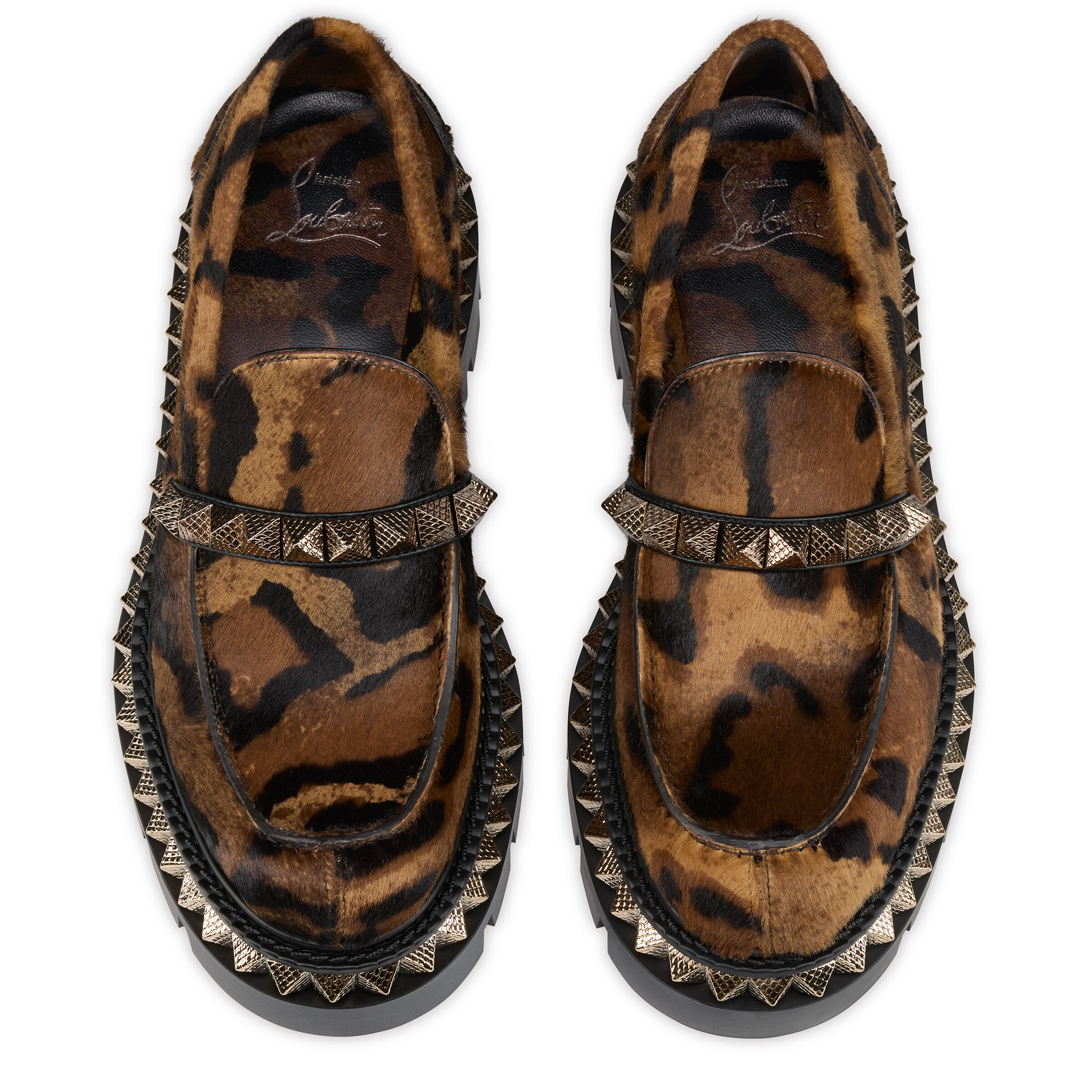 現行 クリスチャンルブタン ジェロモック スウェード ローファー