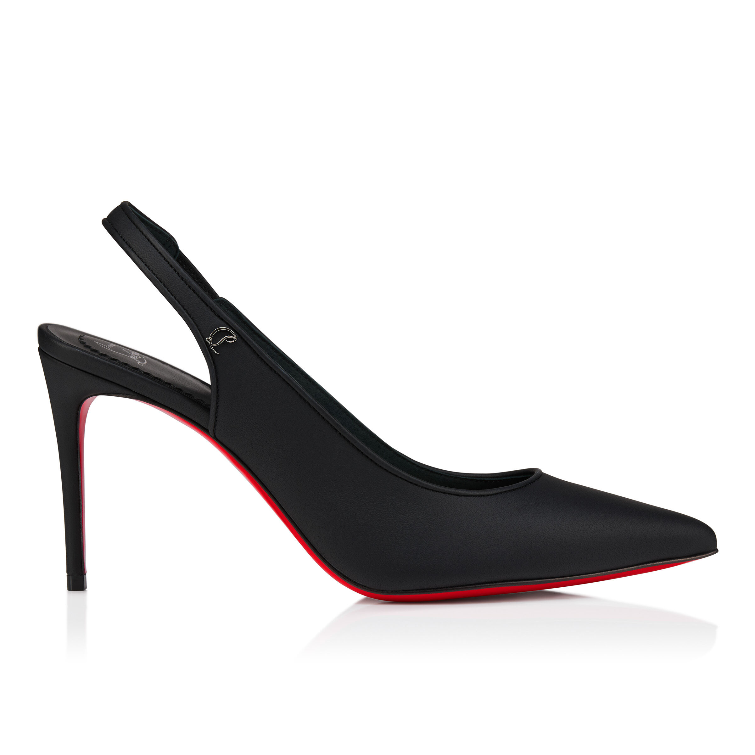 オリジナル Christian Louboutin 黒 スリングバックヒール 靴