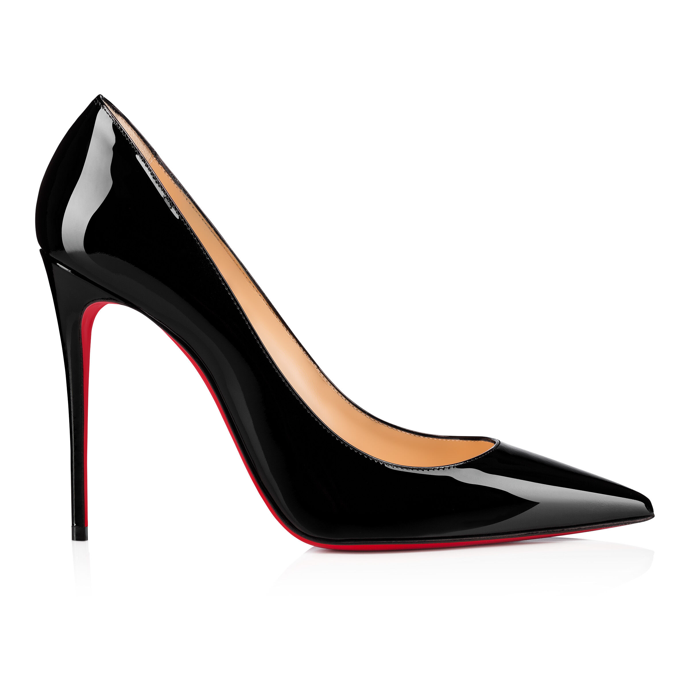Kate - 100 mm パンプス - パテントレザー - ブラック - ウィメンズ - Christian Louboutin