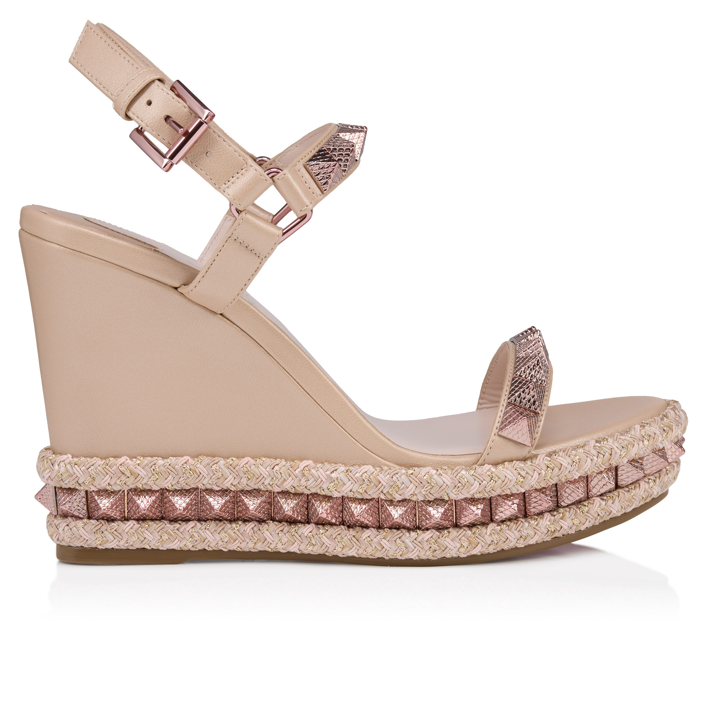 110 mm エスパドリーユ - ナッパレザー - ベージュ - ウィメンズ