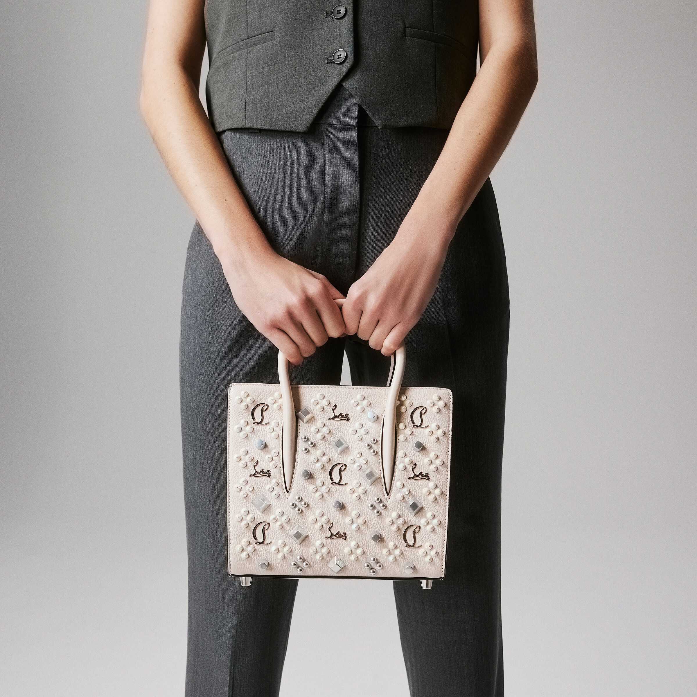 Paloma mini ベージュ カーフレザー - Bags - Women - Christian