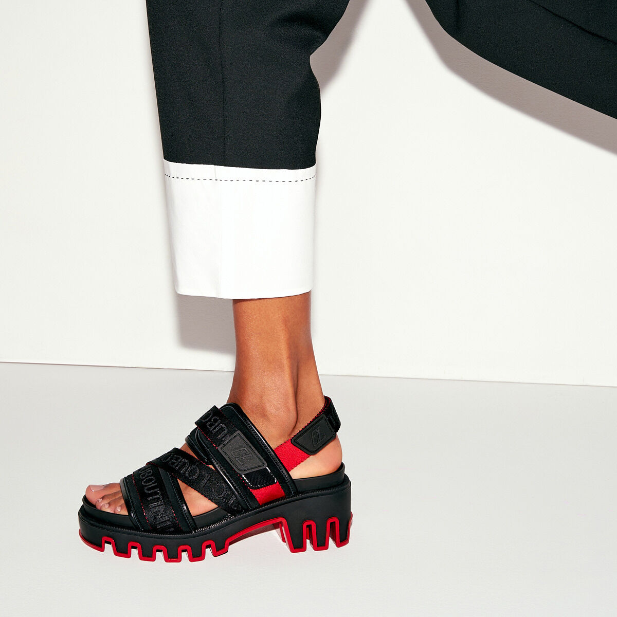 Summer Dune - 35 mm サンダル - ナッパレザー - ブラック - ウィメンズ - Christian Louboutin