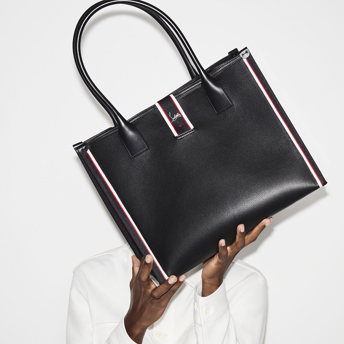 Nastroloubi L ブラック カーフレザー - Bags - Men - Christian Louboutin
