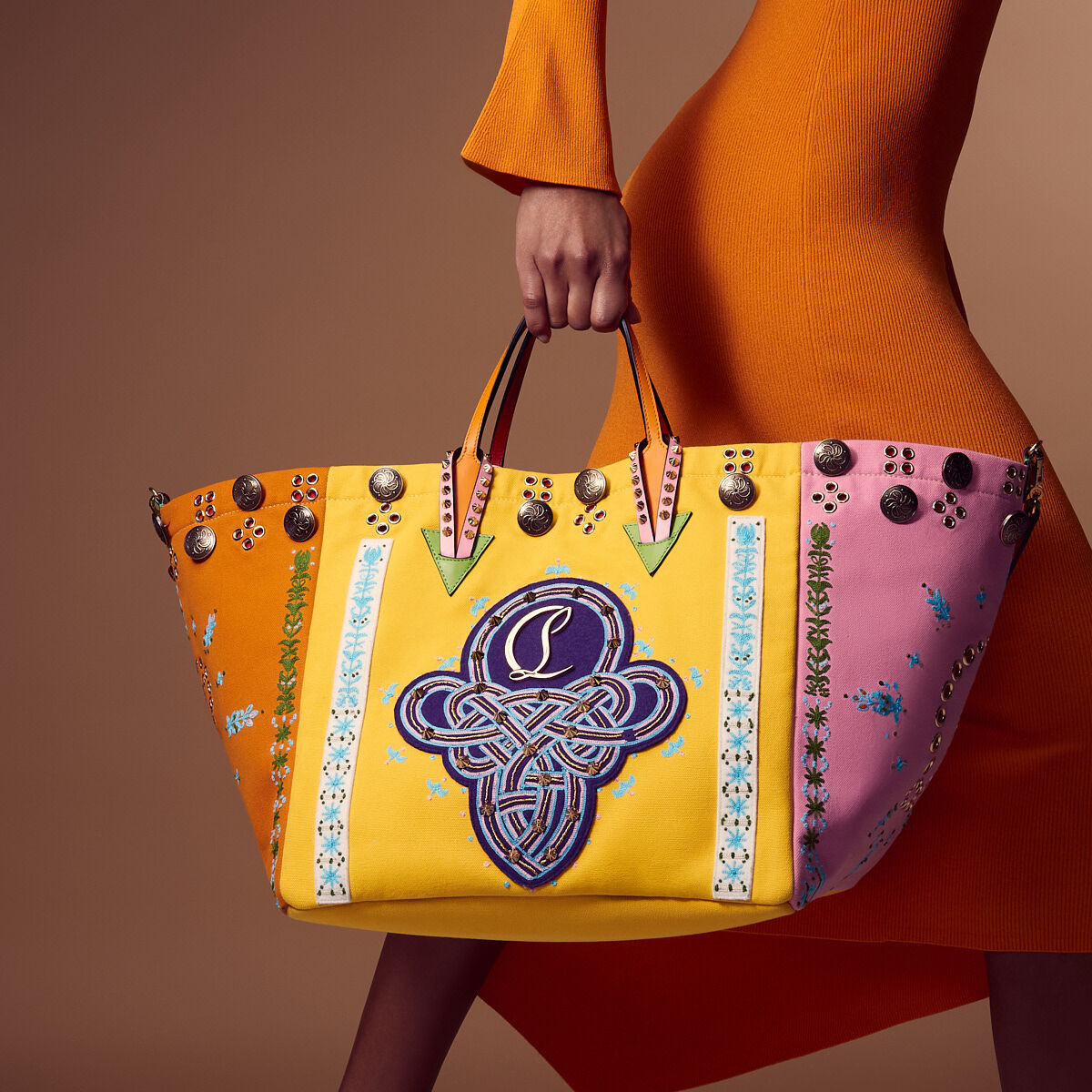 Breizcaba - トートバッグ - ファブリック - マルチカラー - Christian Louboutin