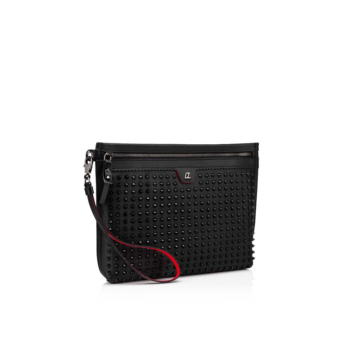 【楽天カード分割】 - カーフレザー レッド Citypouch Bags Louboutin Christian - Men - 小物